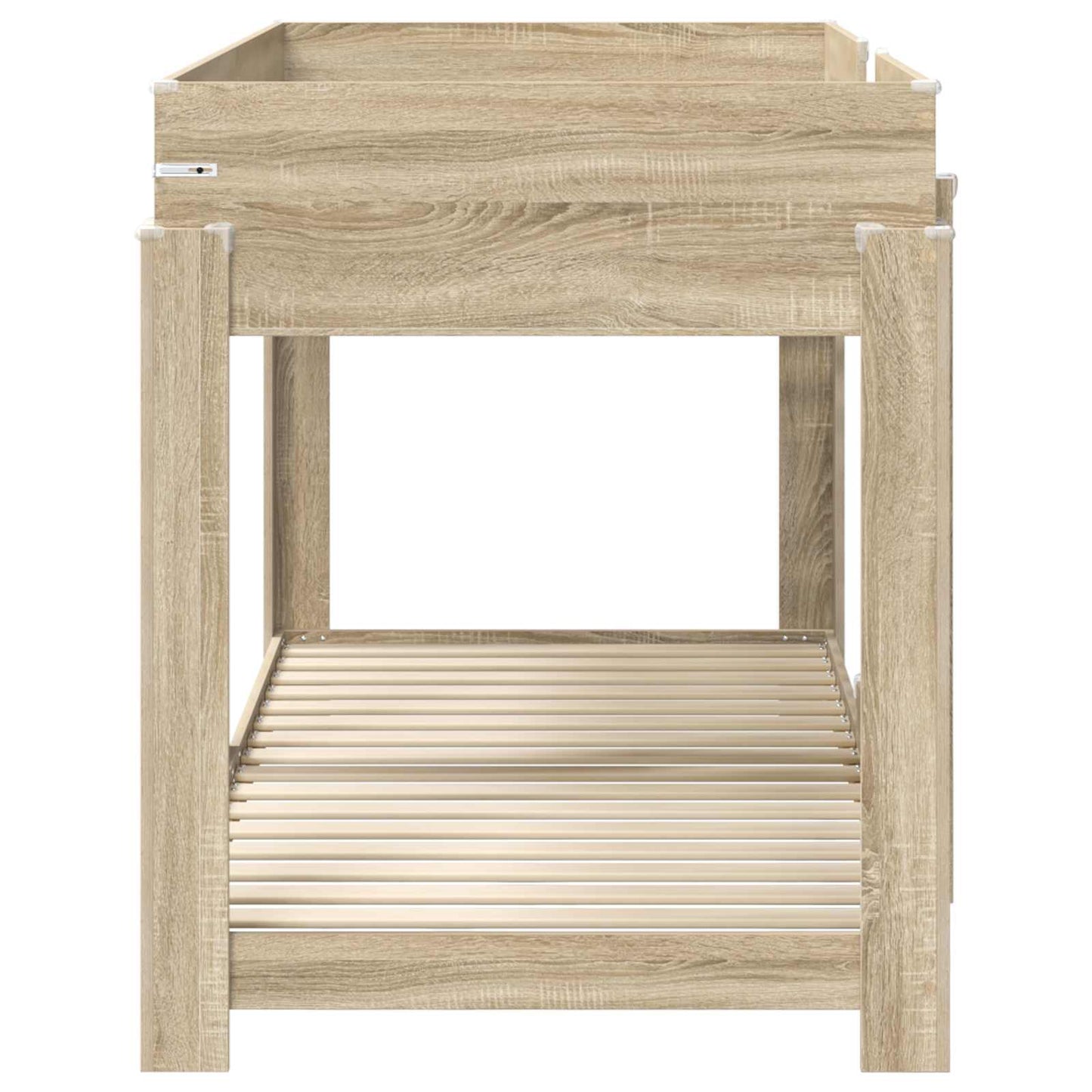 vidaXL Κρεβάτι Κουκέτα για Παιδιά Δρύς Sonoma 80 x 200 cm