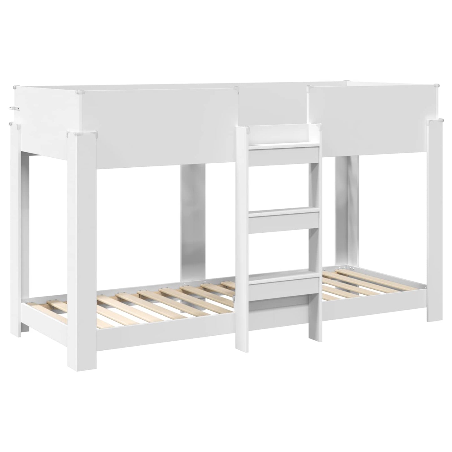vidaXL Κρεβάτι Κουκέτα για Παιδιά Λευκό 75 x 190 cm Επεξεργασμένο ξύλο