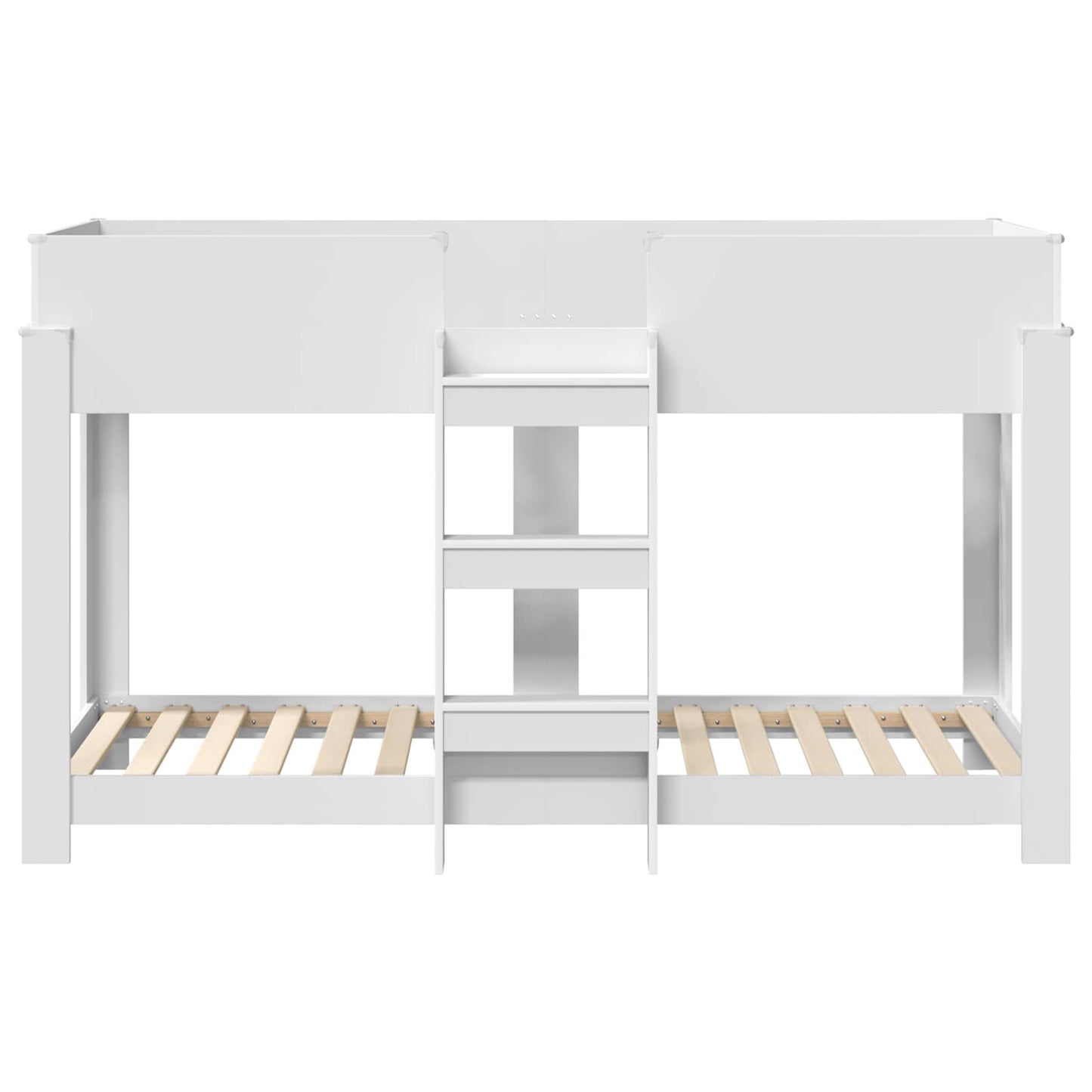 vidaXL Κρεβάτι Κουκέτα για Παιδιά Λευκό 75 x 190 cm Επεξεργασμένο ξύλο