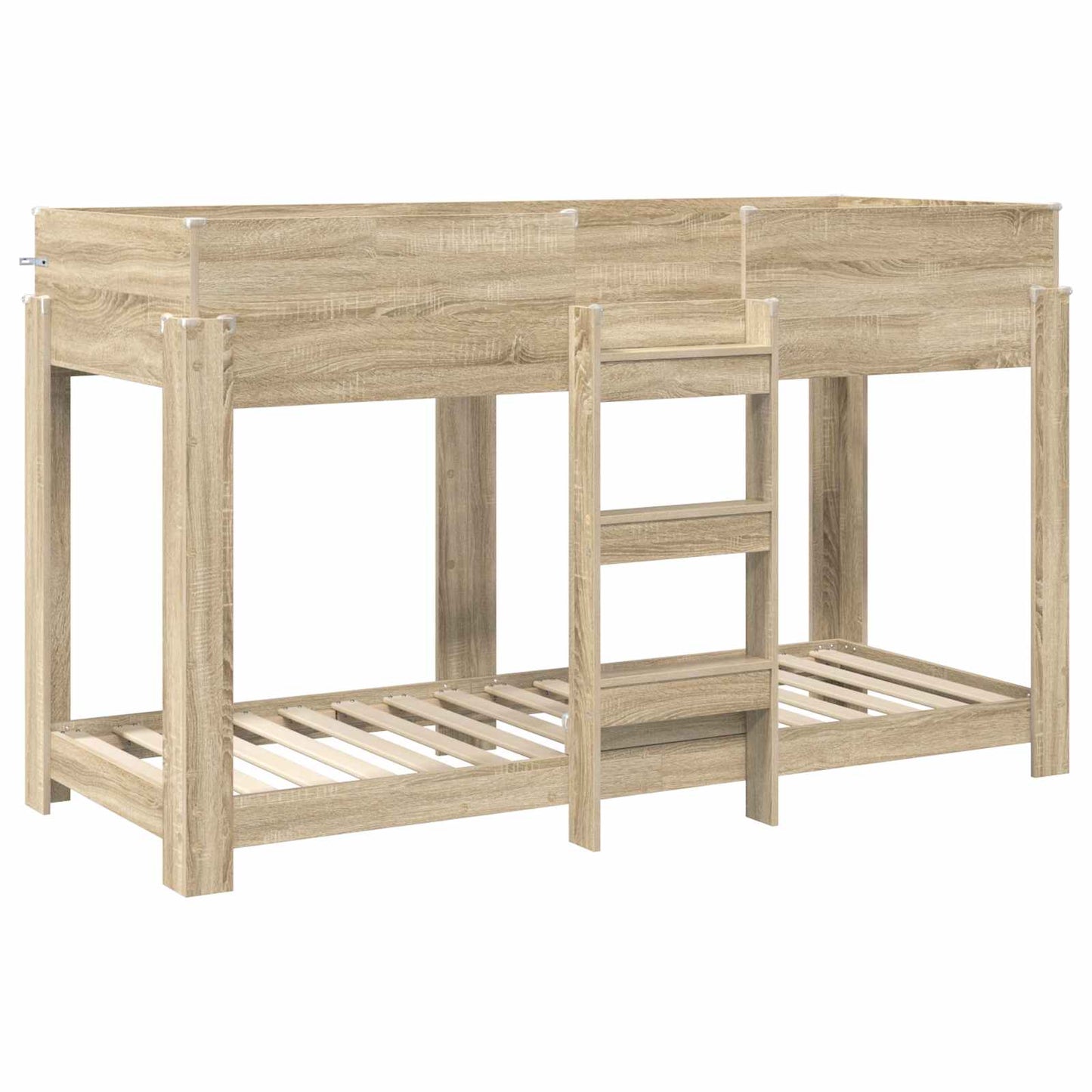 vidaXL Κρεβάτι Κουκέτα για Παιδιά Δρύς Sonoma 75 x 190 cm