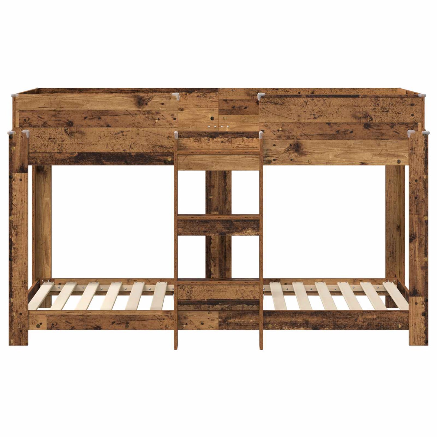 vidaXL Κρεβάτι Κουκέτα για Παιδιά Παλιό ξύλο 75 x 190 cm