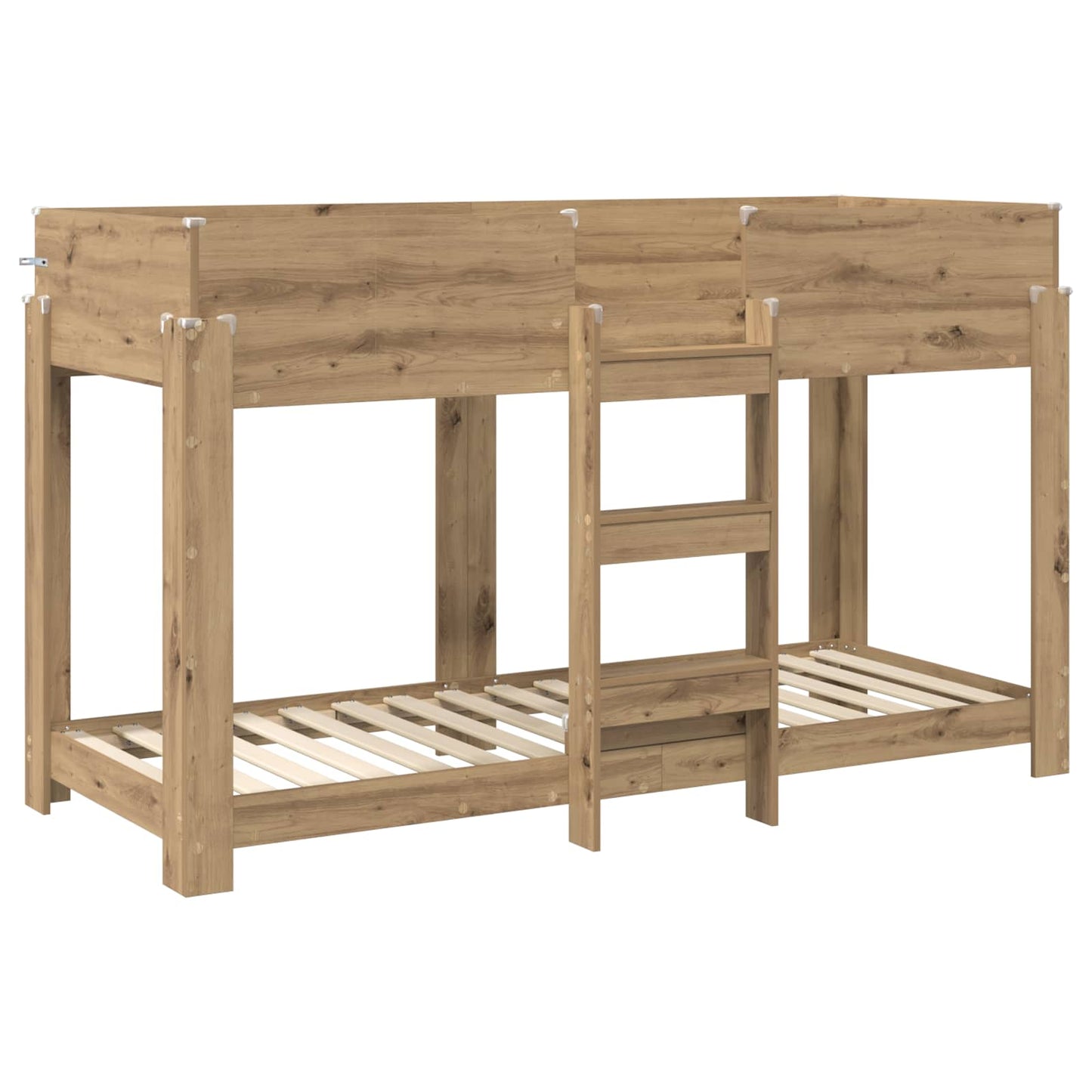 vidaXL Κρεβάτι Κουκέτα για Παιδιά Artisan Oak 75 x 190 cm