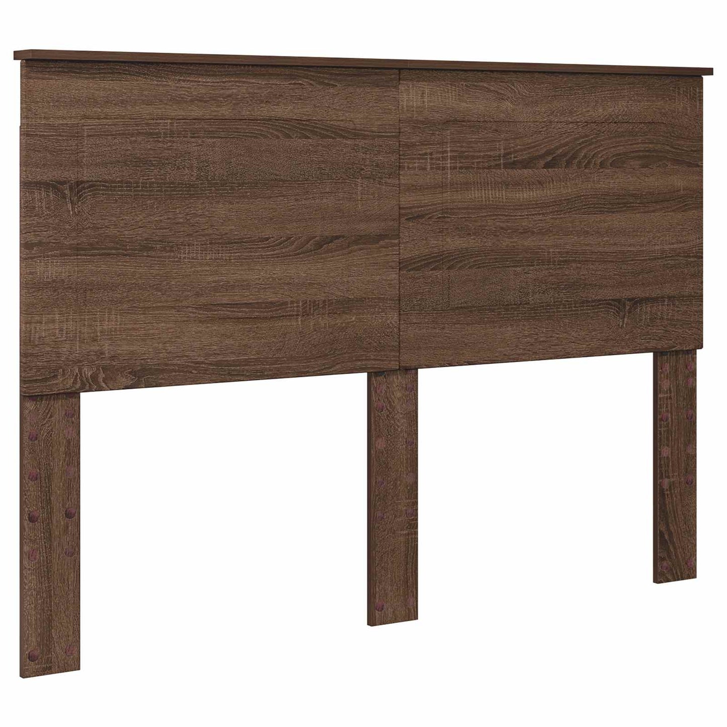 vidaXL Σκελετός Κρεβατιού Καφέ δρυς 140 x 200 cm Στερεά ξυλεία πεύκου