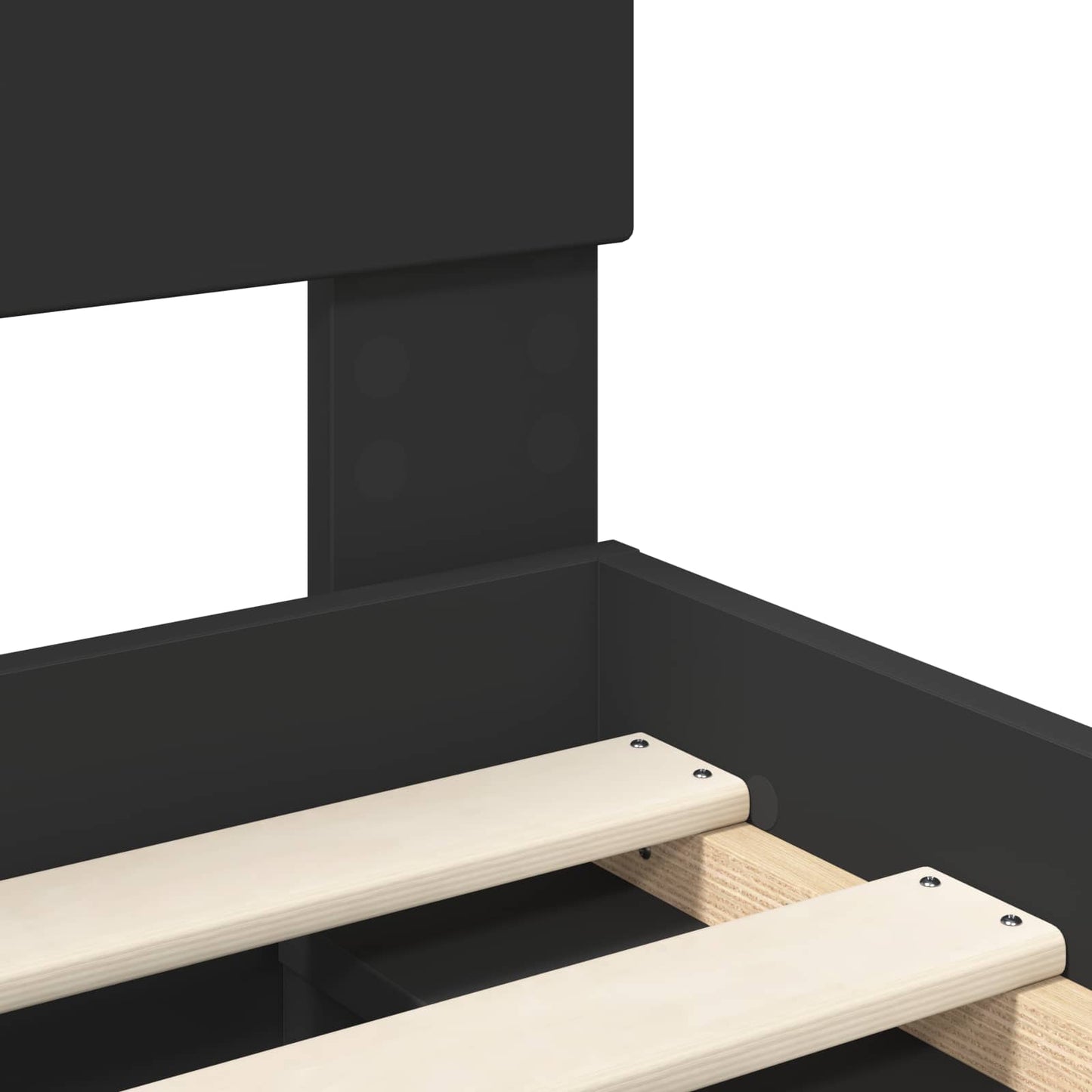 vidaXL Σκελετός Κρεβατιού Μαύρο 120 x 190 cm Στερεά ξυλεία πεύκου