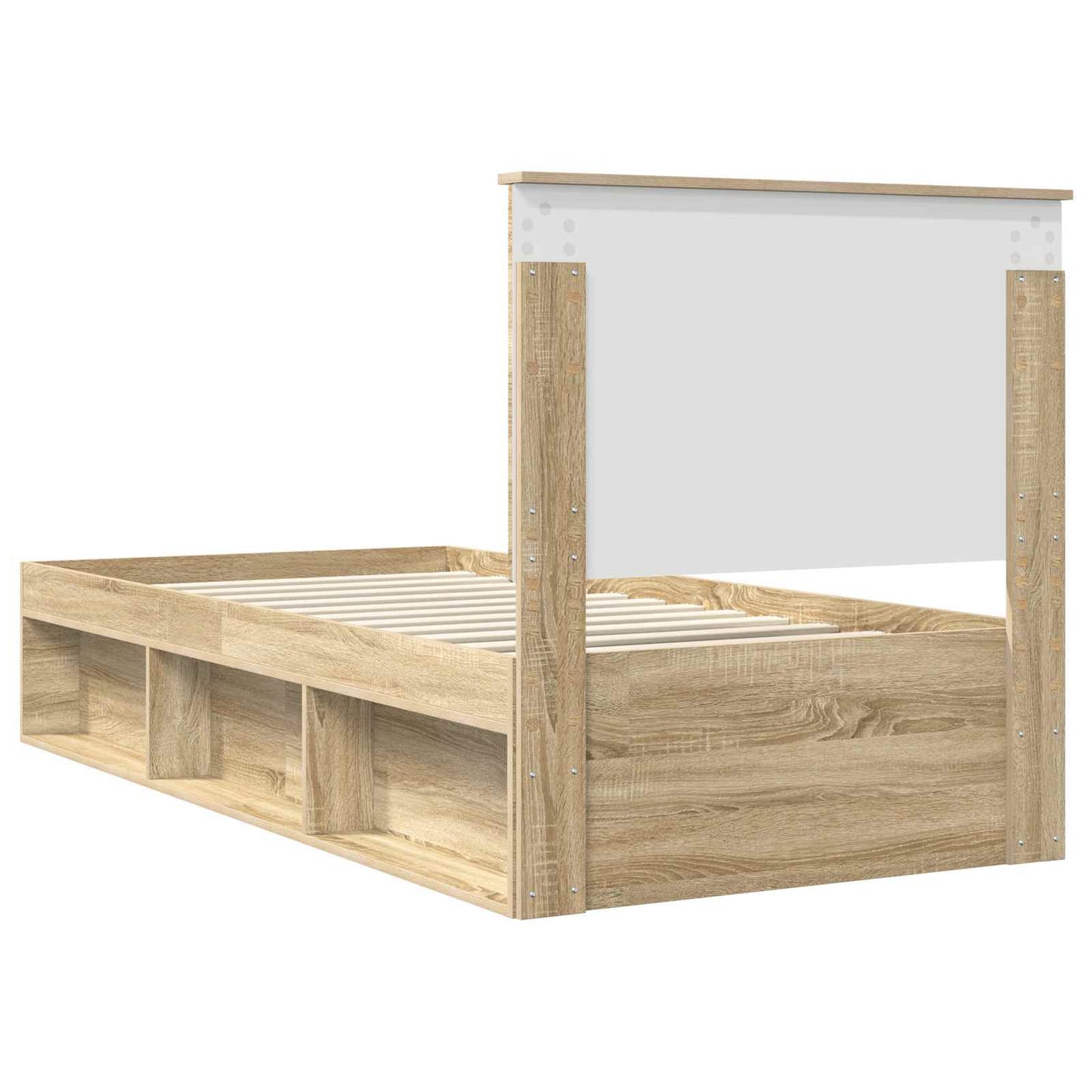 vidaXL Σκελετός Κρεβατιού Σονόμα 90 x 190 cm Στερεά ξυλεία πεύκου