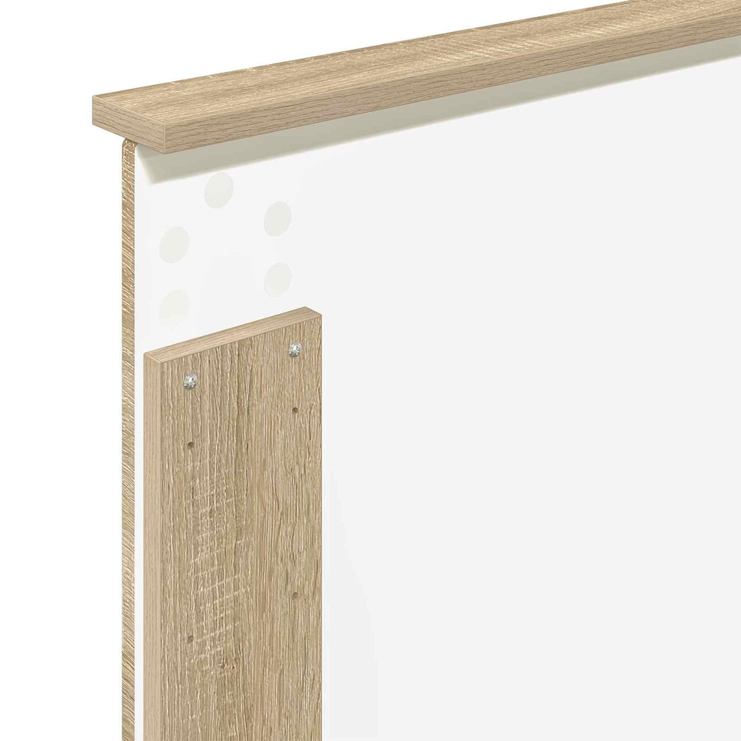 vidaXL Σκελετός Κρεβατιού Δρύς Sonoma 90 x 200 cm Στερεά ξυλεία πεύκου