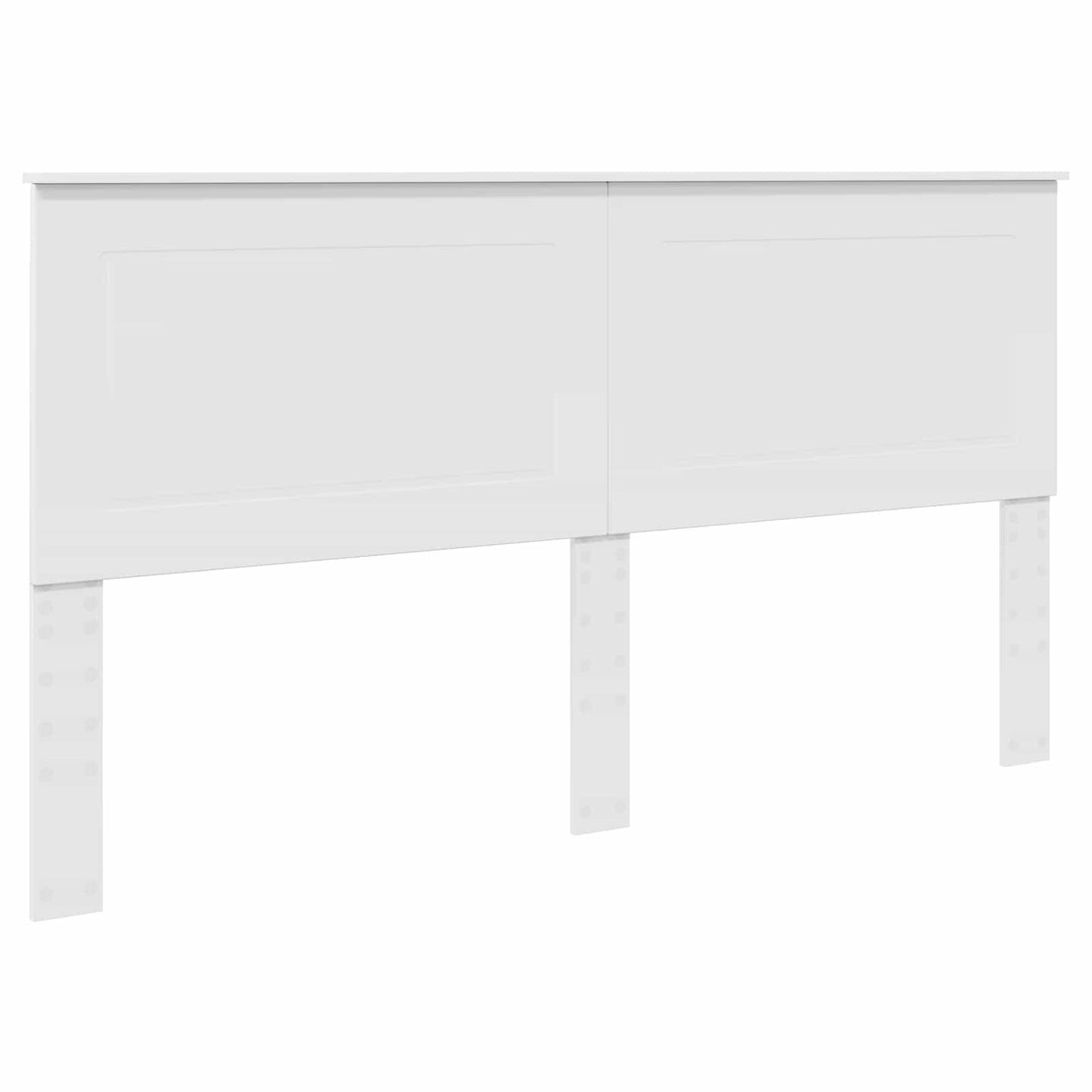 vidaXL Σκελετός Κρεβατιού Λευκό 200 x 200 cm Μηχανήματος Ξύλο