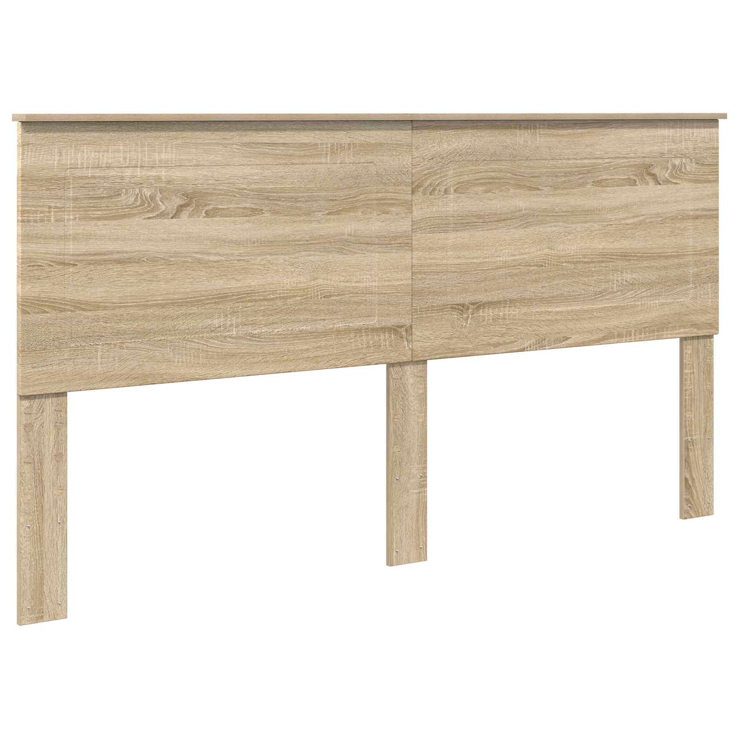 vidaXL Σκελετός Κρεβατιού Δρύς Sonoma 200 x 200 cm Μηχανήματος Ξύλο