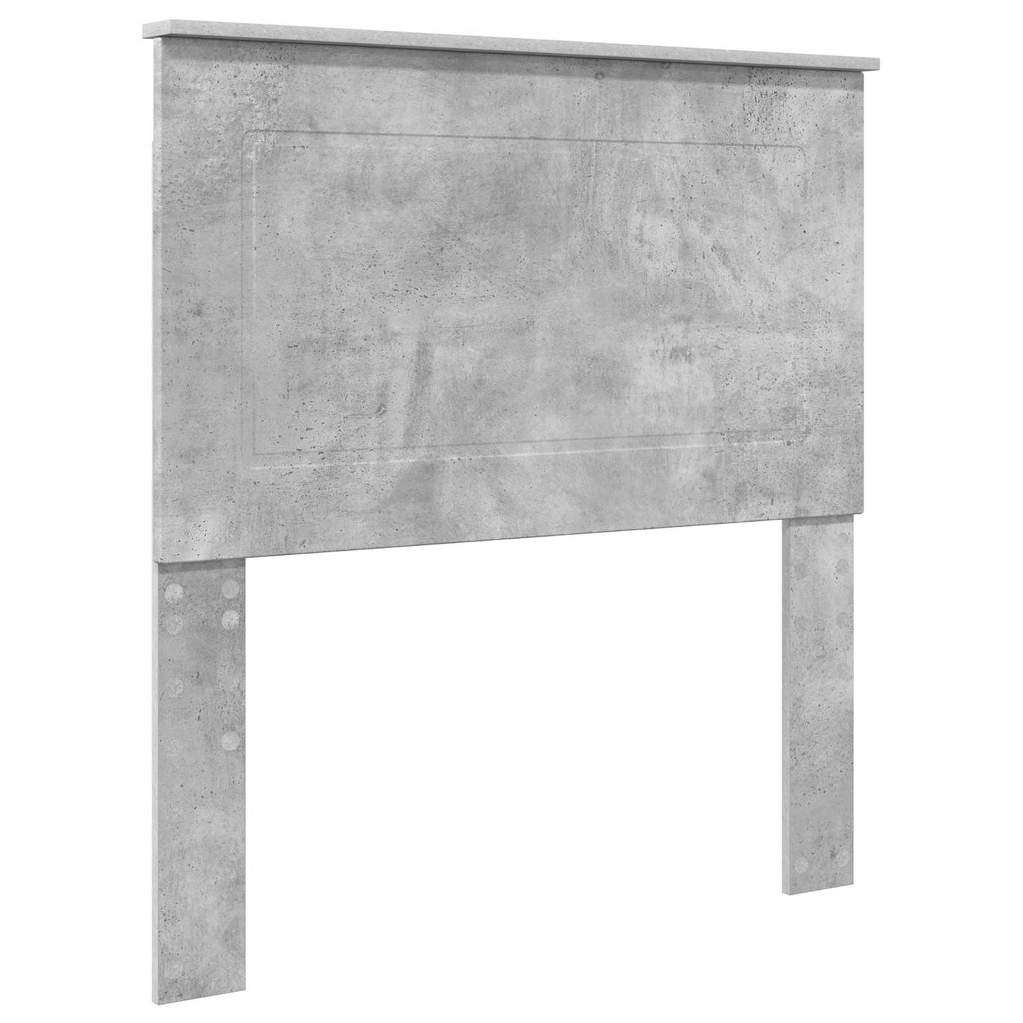 vidaXL Σκελετός Κρεβατιού Σκυρόδεμα Γκρι 90 x 200 cm Μηχανήματος Ξύλο