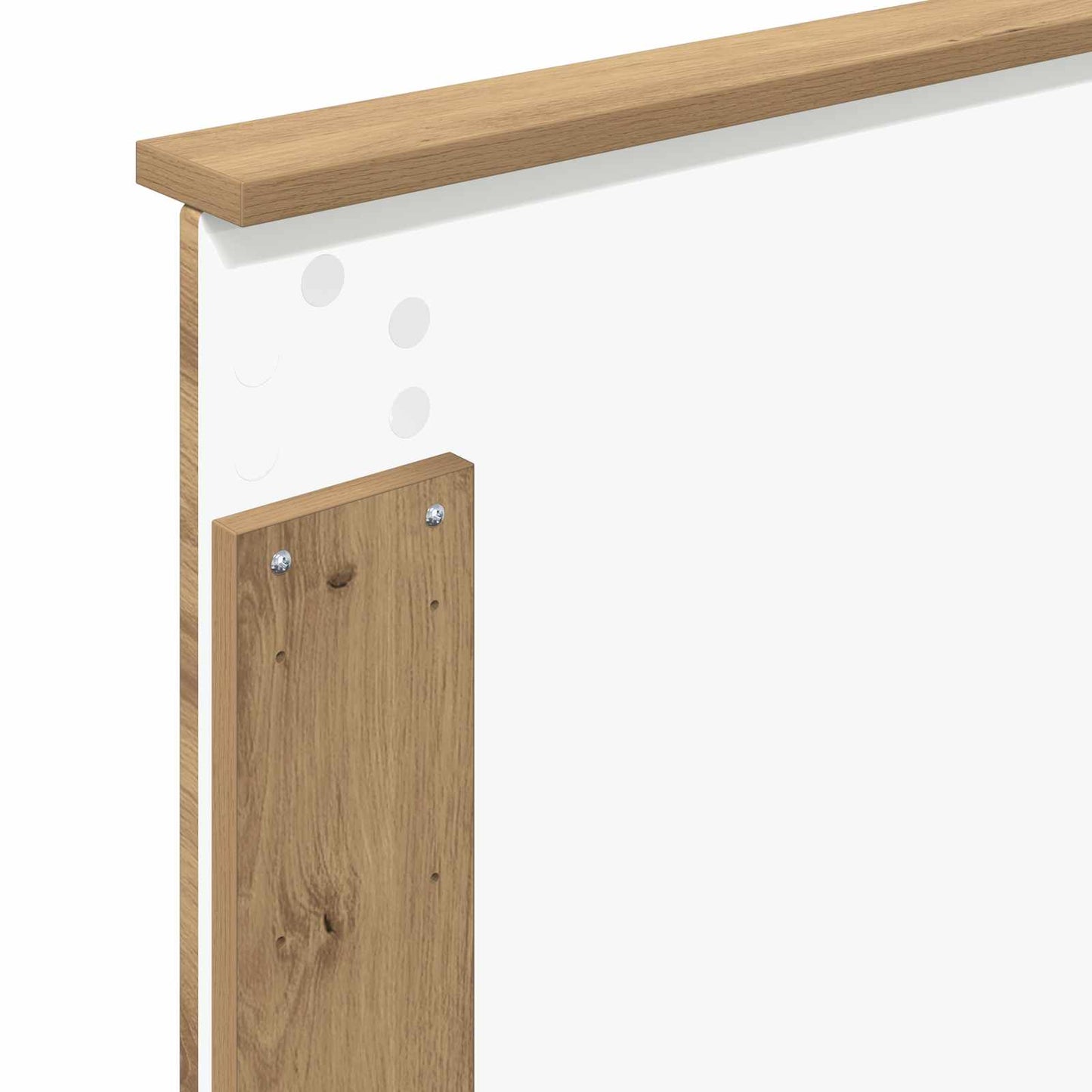 vidaXL Σκελετός Κρεβατιού Artisan Oak 100 x 200 cm Επεξεργασμένο ξύλο