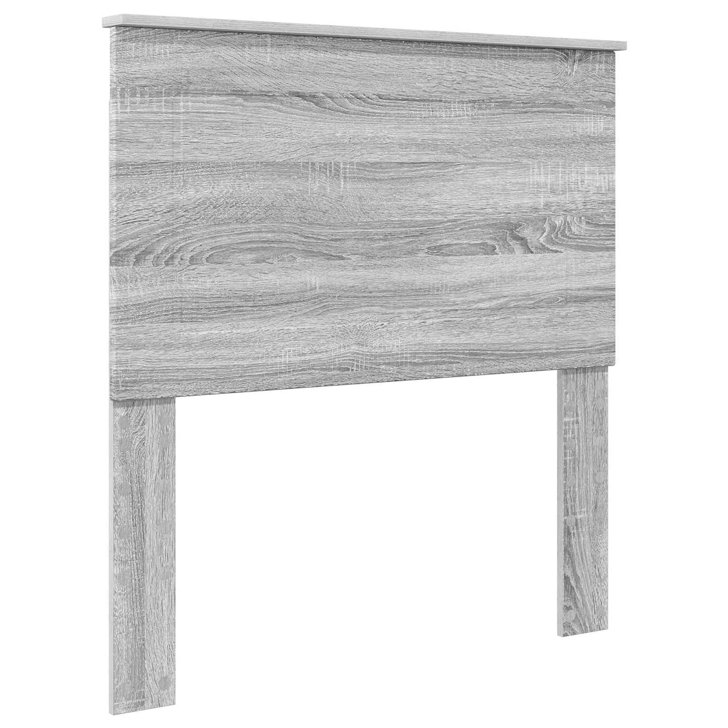 vidaXL Σκελετός Κρεβατιού Γκρίζο Σονομα 90 x 190 cm Επεξεργασμένο ξύλο