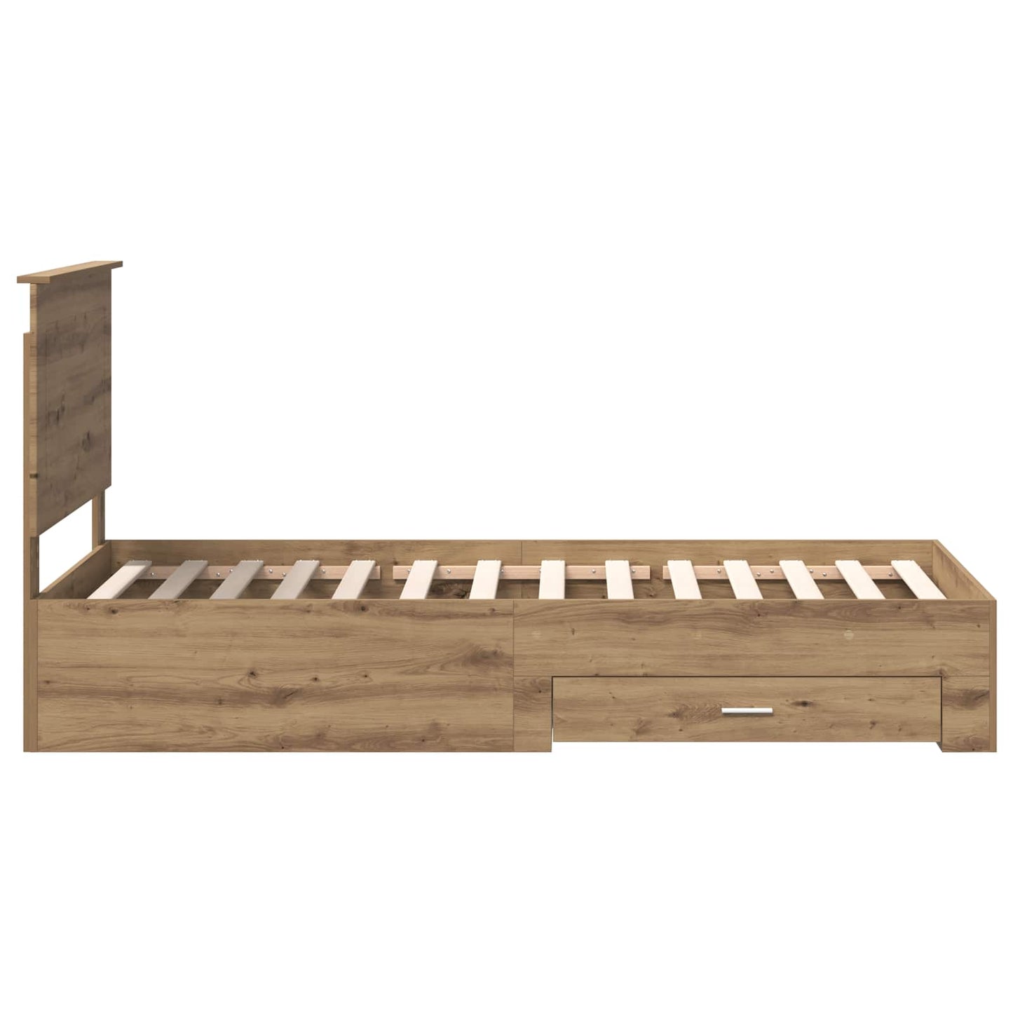 vidaXL Σκελετός Κρεβατιού Artisan Oak 90 x 200 cm Επεξεργασμένο ξύλο