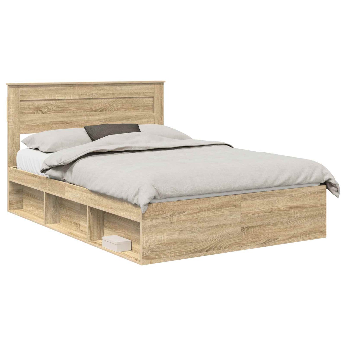 vidaXL Σκελετός Κρεβατιού Σονόμα 160 x 200 cm Στερεά ξυλεία πεύκου