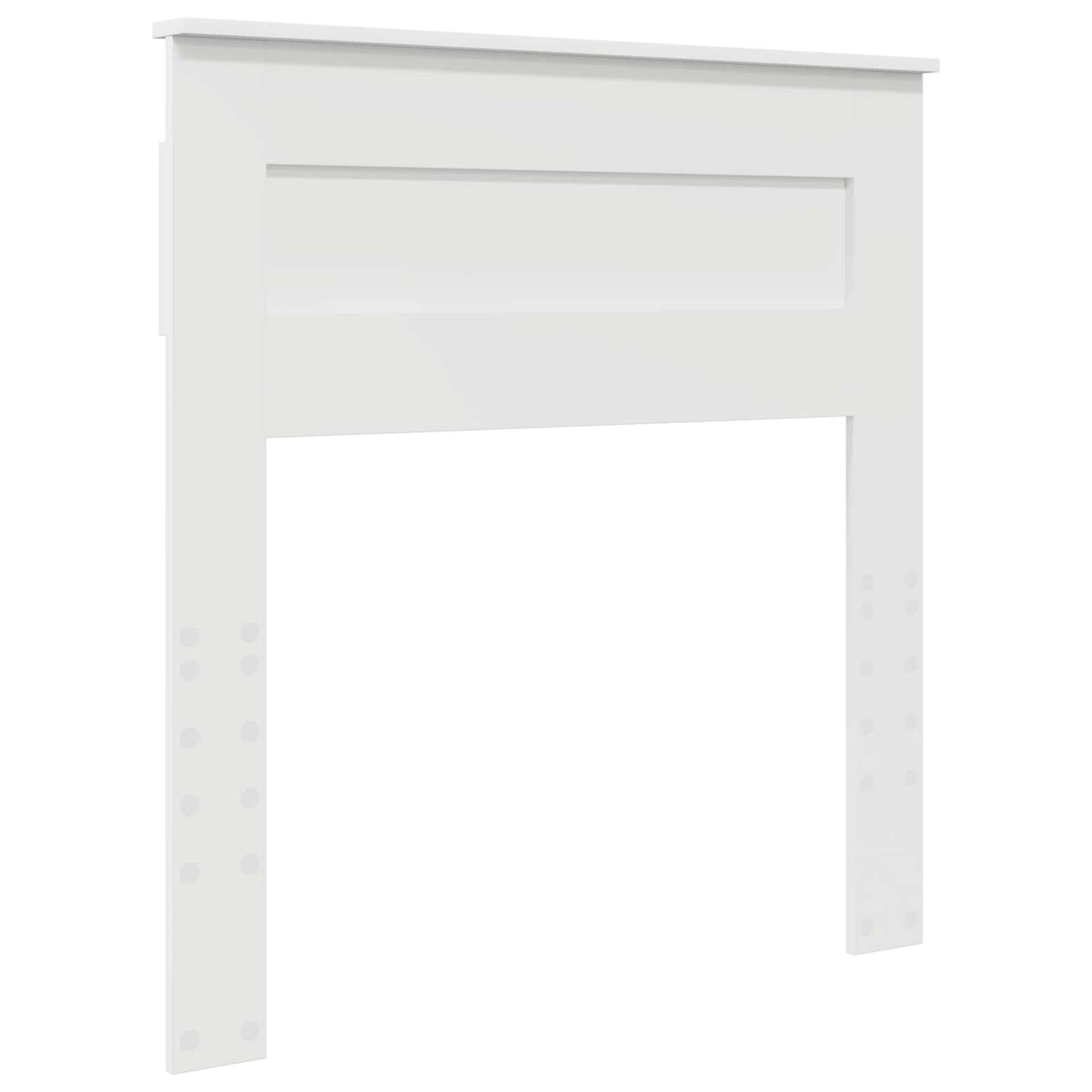 vidaXL Κρεβάτι Αποθήκης Λευκό 75 x 190 cm Επεξεργασμένο ξύλο