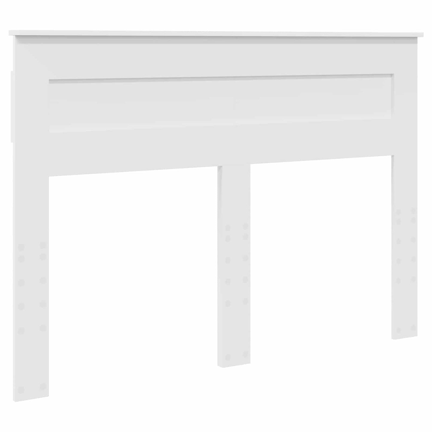 vidaXL Σκελετός Κρεβατιού Λευκό 160 x 200 cm Επεξεργασμένο ξύλο