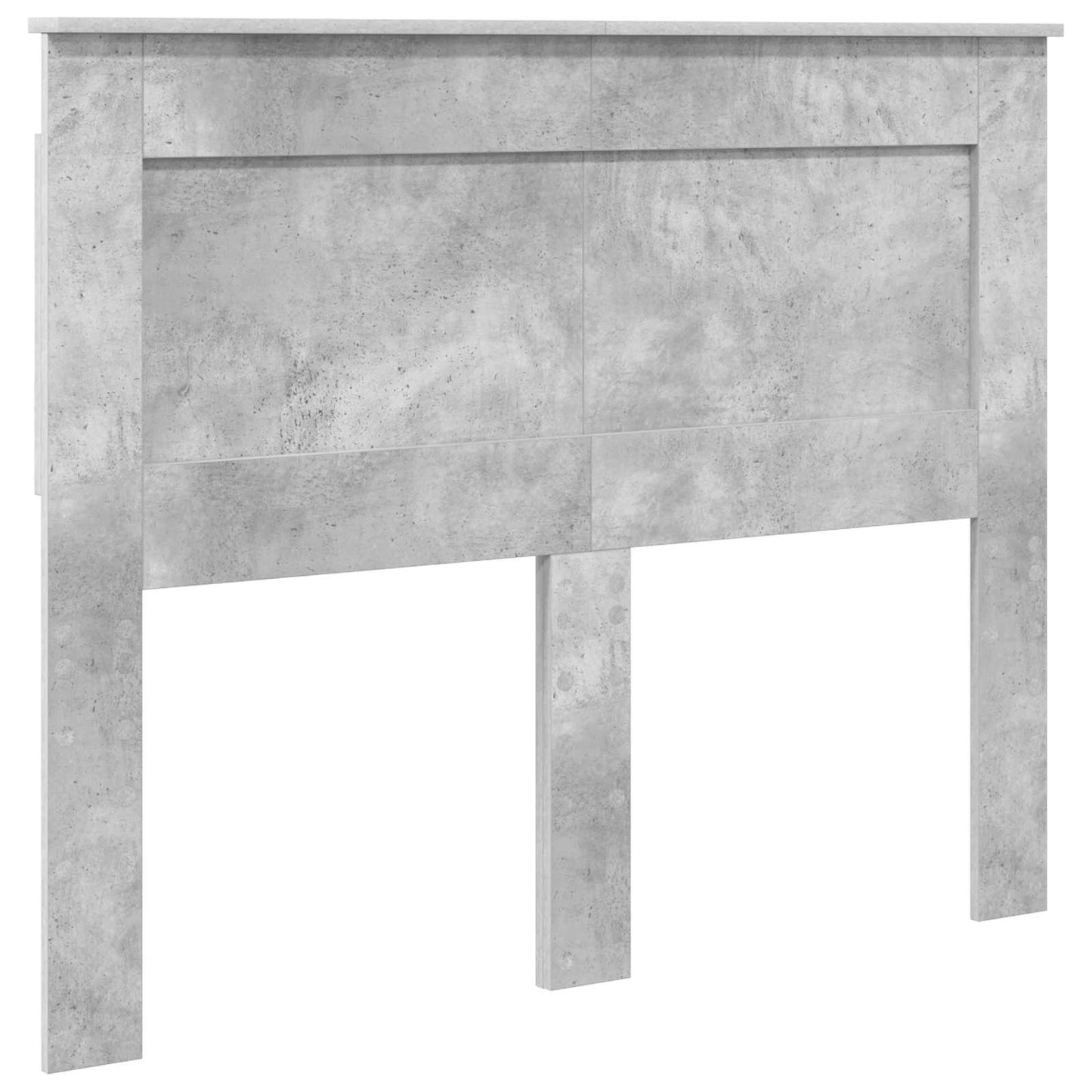 vidaXL Σκελετός Κρεβατιού Σκυρόδεμα Γκρι 120 x 190 cm Μηχανήματος Ξύλο
