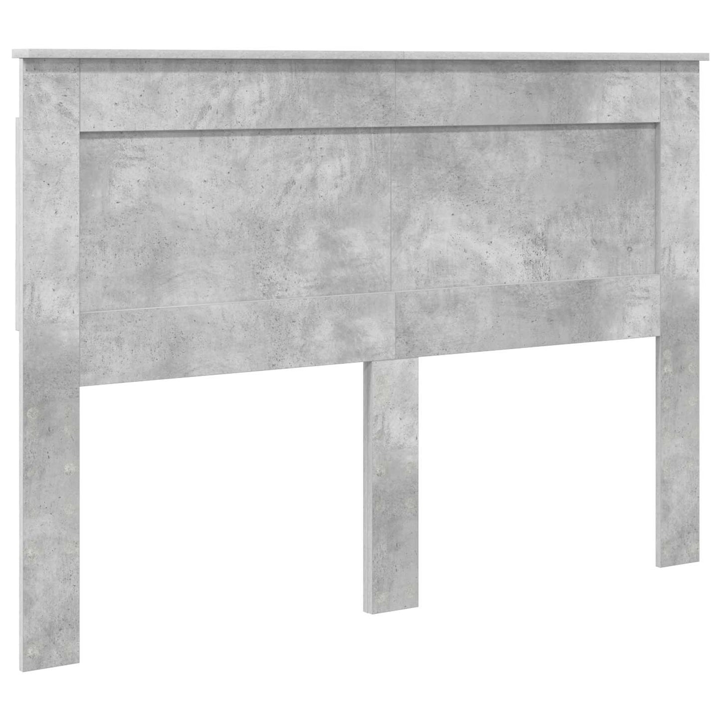 vidaXL Κρεβάτι Αποθήκης Σκυρόδεμα Γκρι 150 x 200 cm Επεξεργασμένο ξύλο