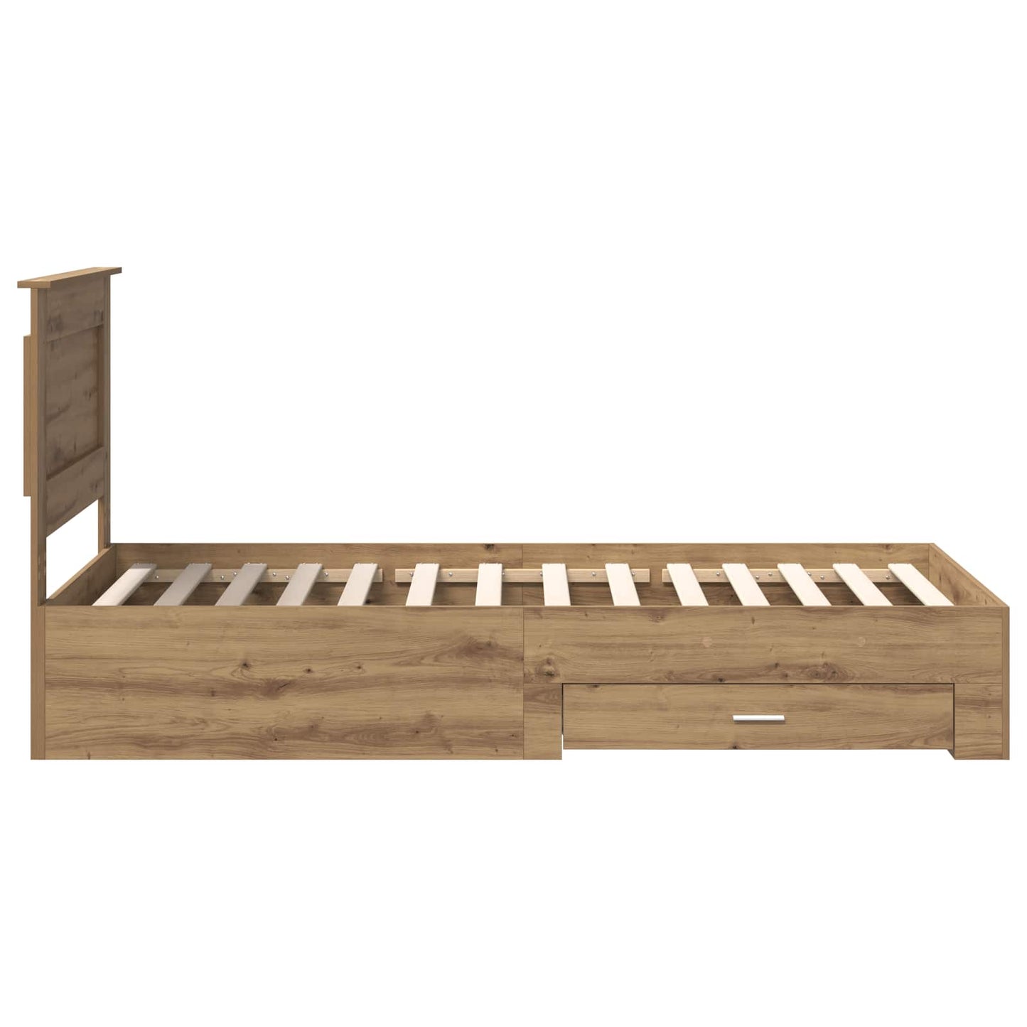 vidaXL Σκελετός Κρεβατιού Artisan Oak 100 x 200 cm Επεξεργασμένο ξύλο