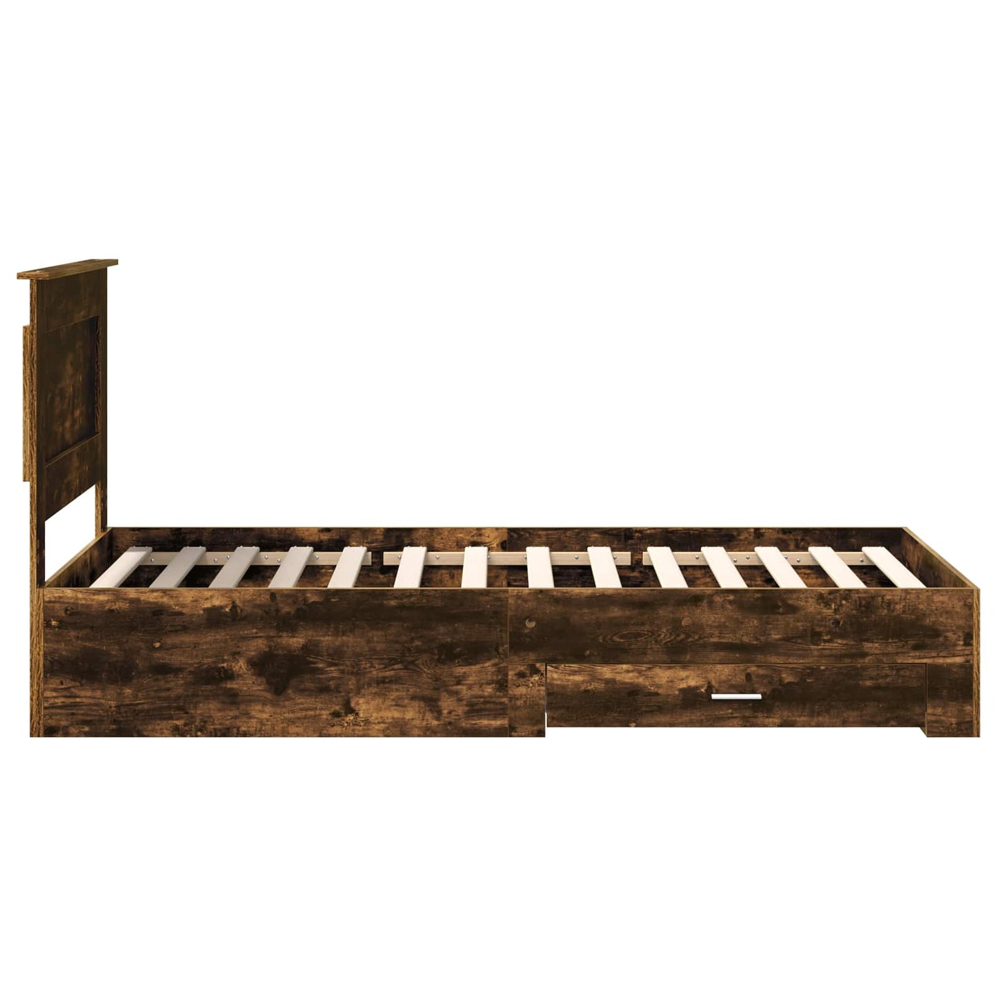 vidaXL Σκελετός Κρεβατιού με συρτάρι με κεφαλάρι Επεξεργασμένο ξύλο