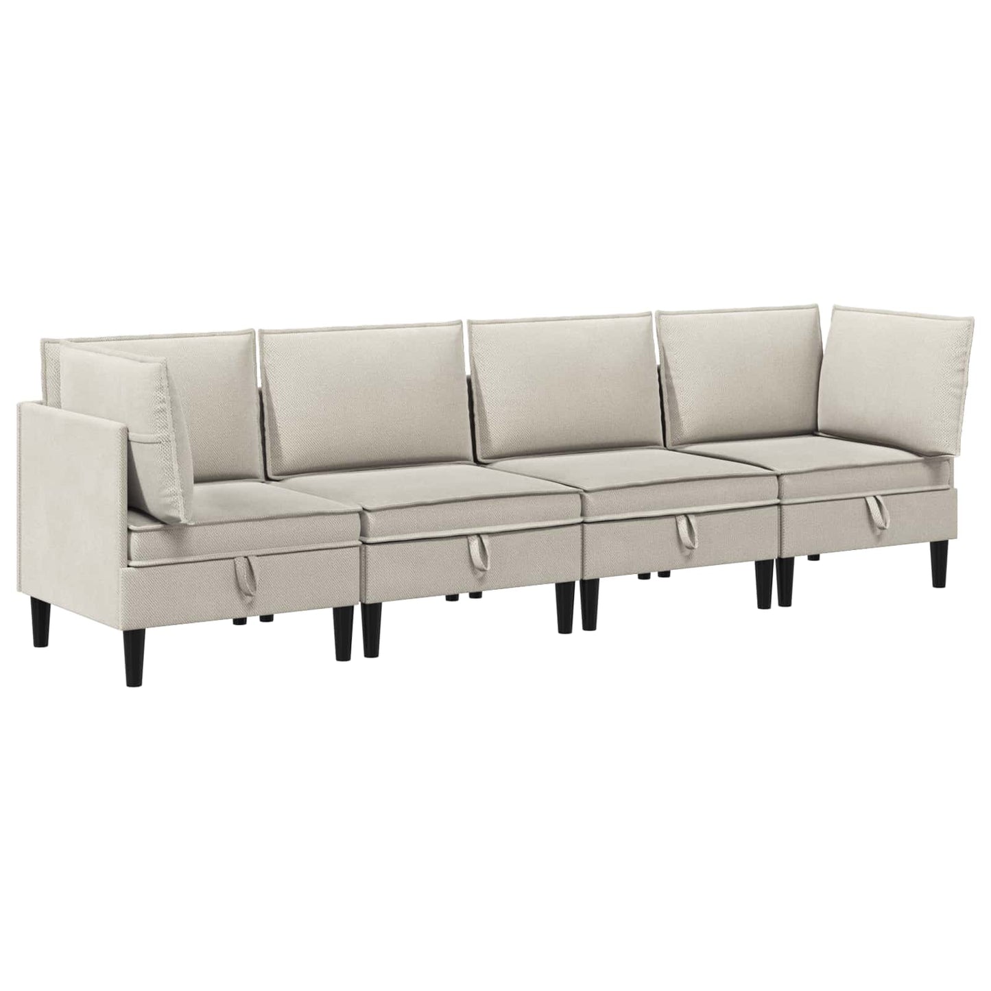vidaXL Σετ Επίπλων Σαλονιού 4 pcs Βρώμη Ύφασμα
