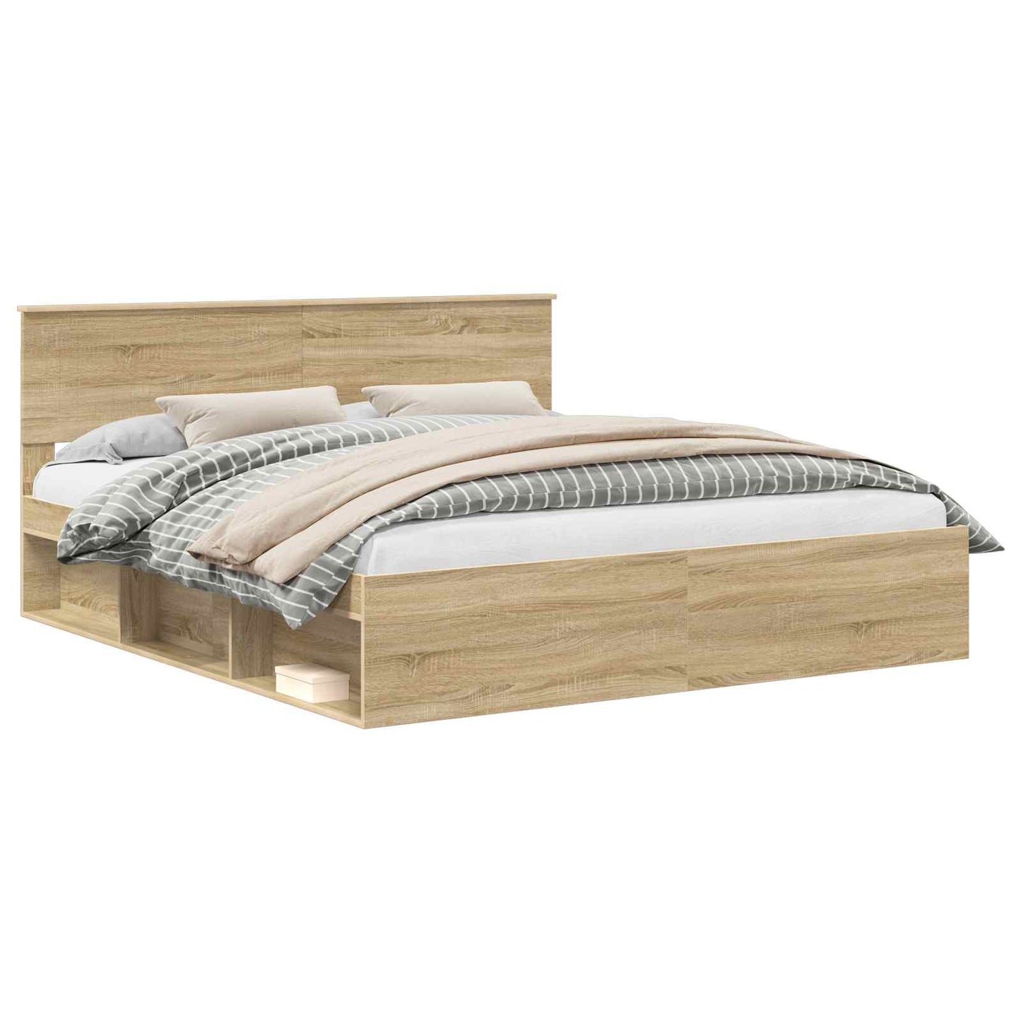 vidaXL Σκελετός Κρεβατιού Σονόμα 180 x 200 cm Στερεά ξυλεία πεύκου