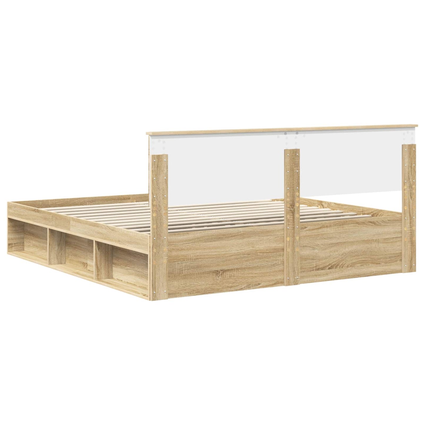 vidaXL Σκελετός Κρεβατιού Σονόμα 180 x 200 cm Στερεά ξυλεία πεύκου