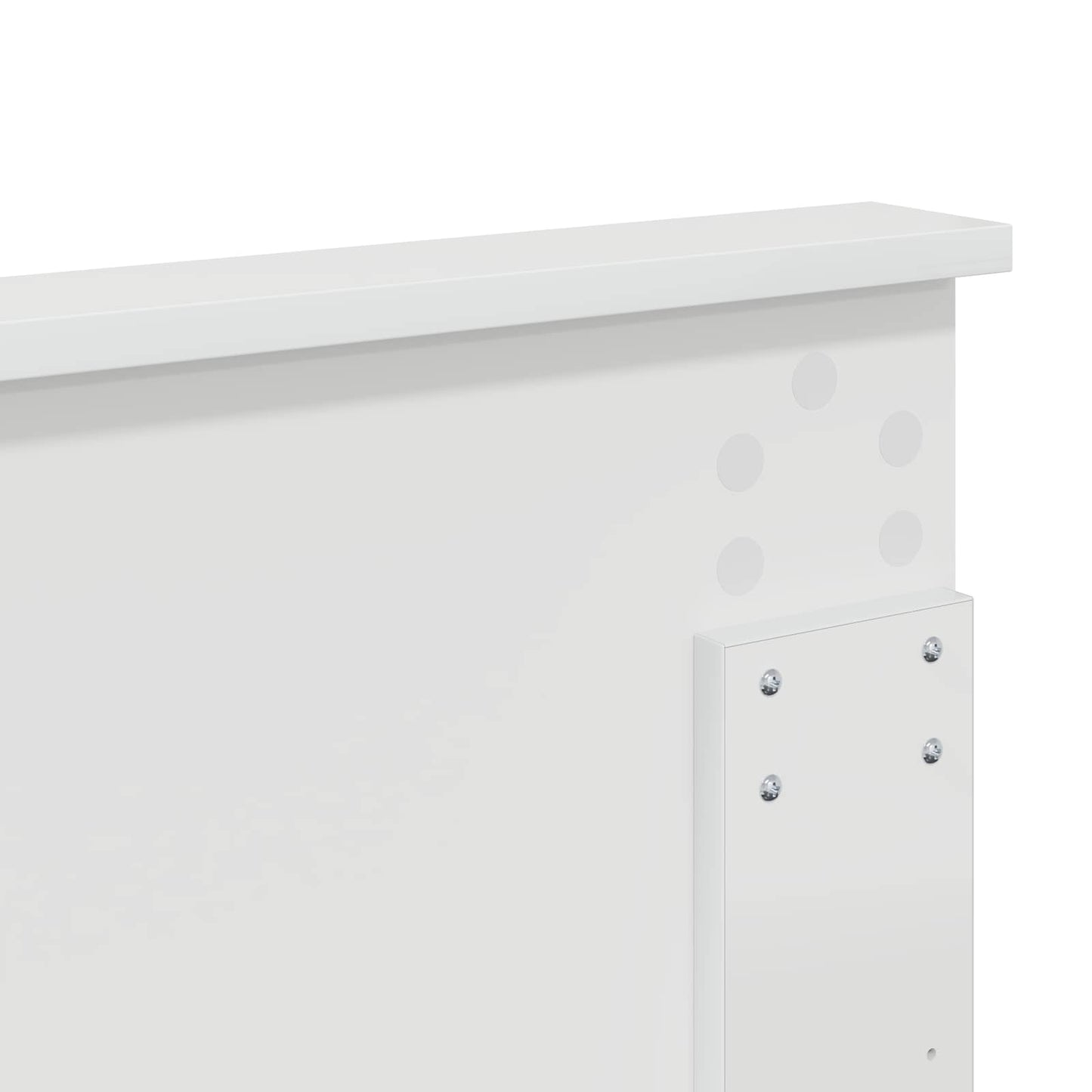 vidaXL Σκελετός Κρεβατιού Λευκό 135 x 190 cm Στερεά ξυλεία πεύκου