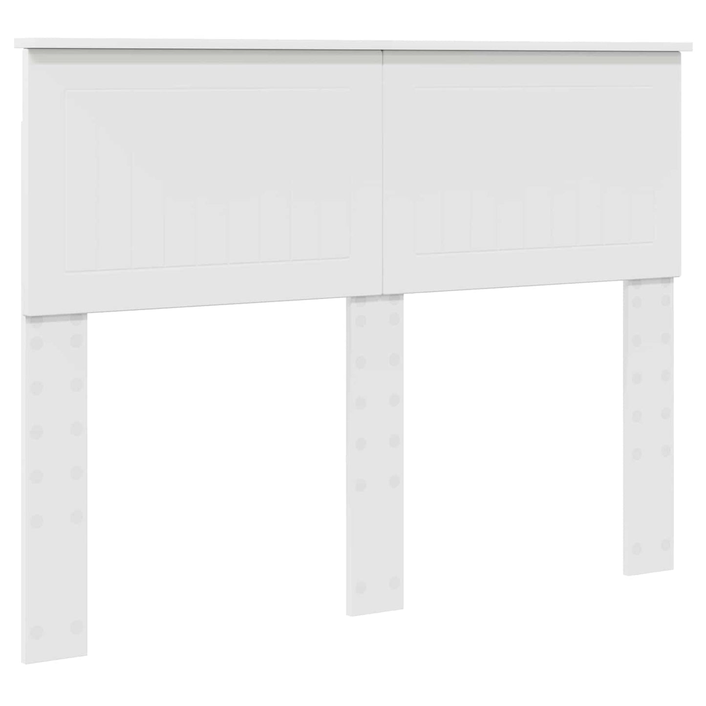 vidaXL Σκελετός Κρεβατιού Λευκό 135 x 190 cm Στερεά ξυλεία πεύκου