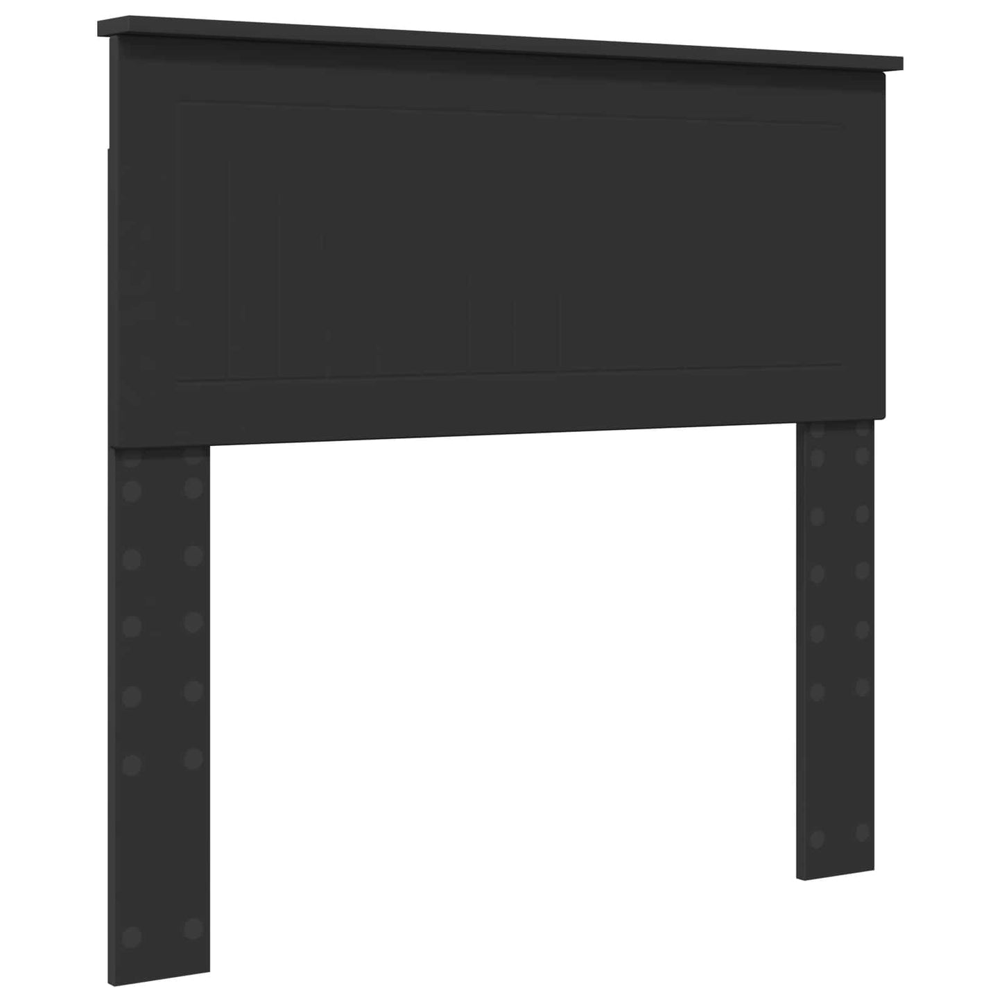 vidaXL Σκελετός Κρεβατιού Μαύρο 90 x 190 cm Στερεά ξυλεία πεύκου