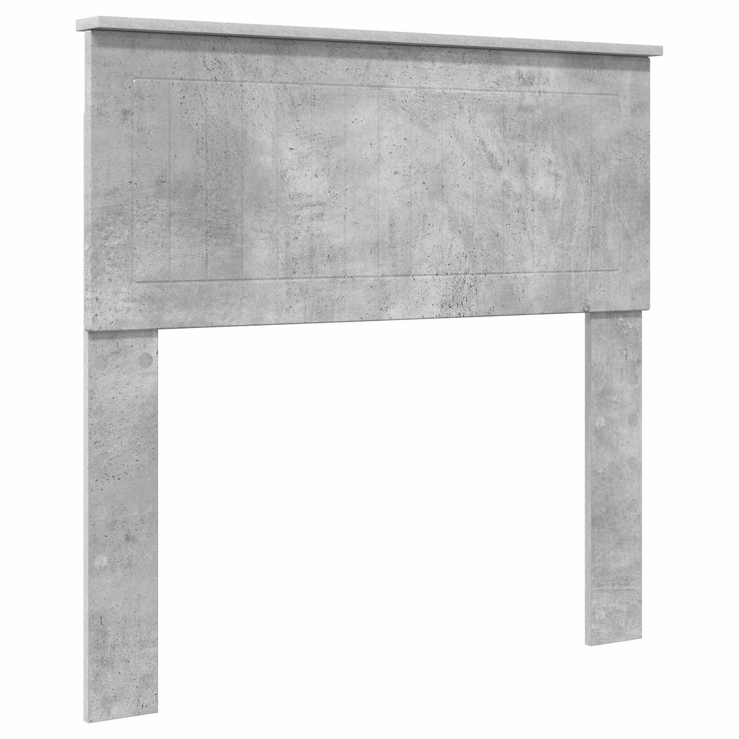 vidaXL Σκελετός Κρεβατιού Γκρι Μπετόν 90 x 190 cm Στερεά ξυλεία πεύκου