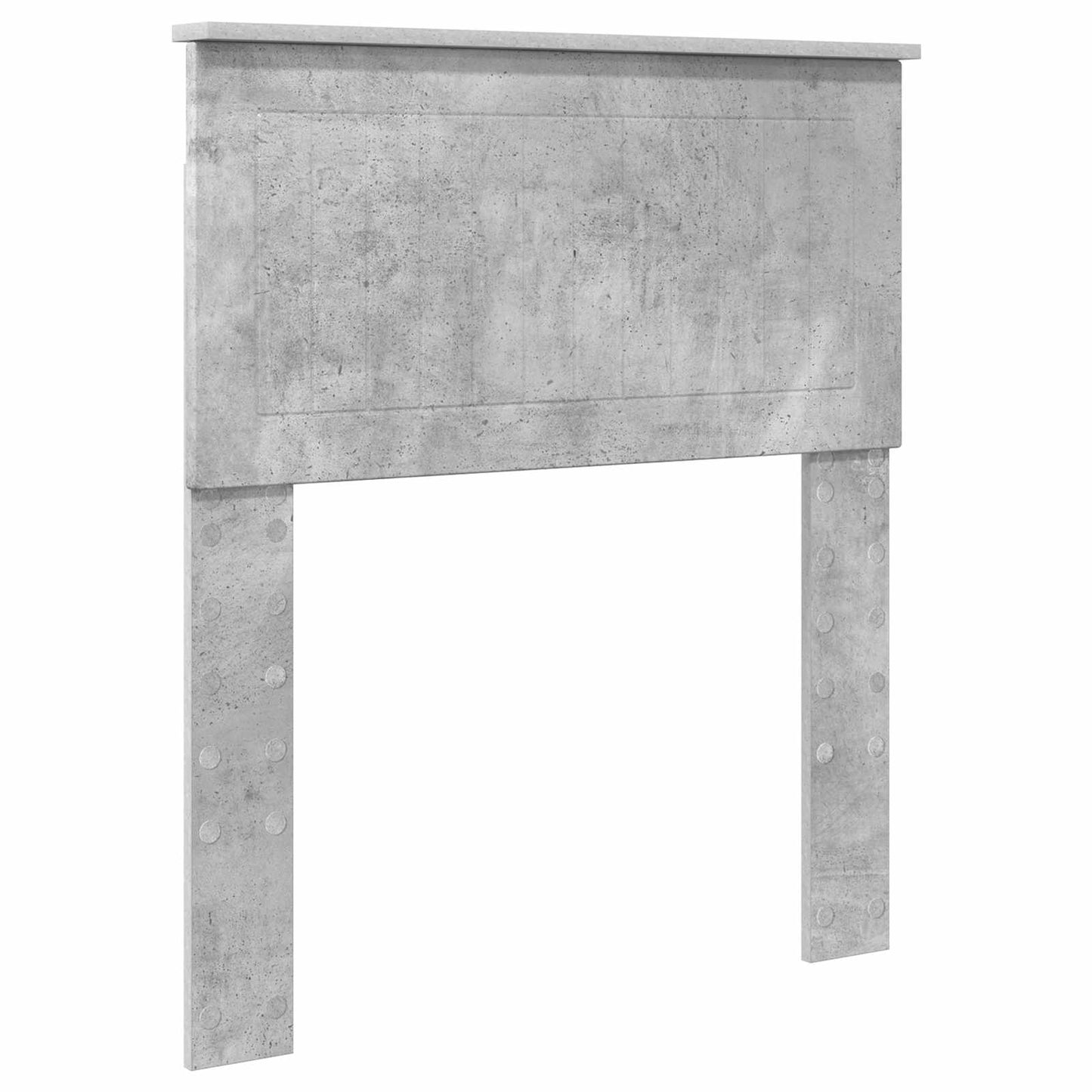 vidaXL Σκελετός Κρεβατιού Γκρι Μπετόν 75 x 190 cm Στερεά ξυλεία πεύκου