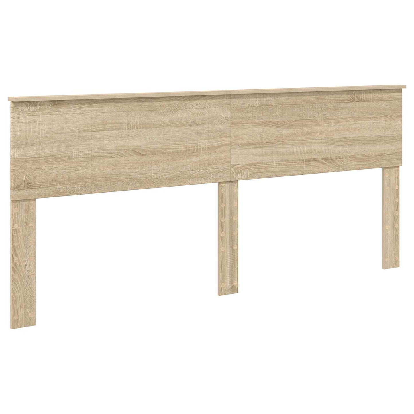 vidaXL Σκελετός Κρεβατιού Δρύς Sonoma 200 x 200 cm Μηχανήματος Ξύλο