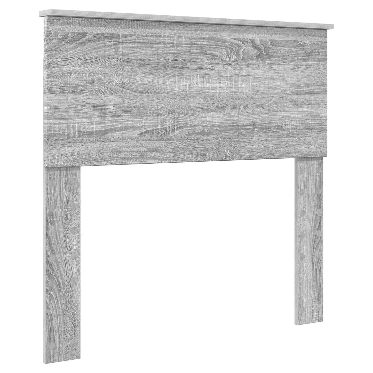 vidaXL Σκελετός Κρεβατιού Γκρίζο Σονομα 90 x 190 cm Μηχανήματος Ξύλο