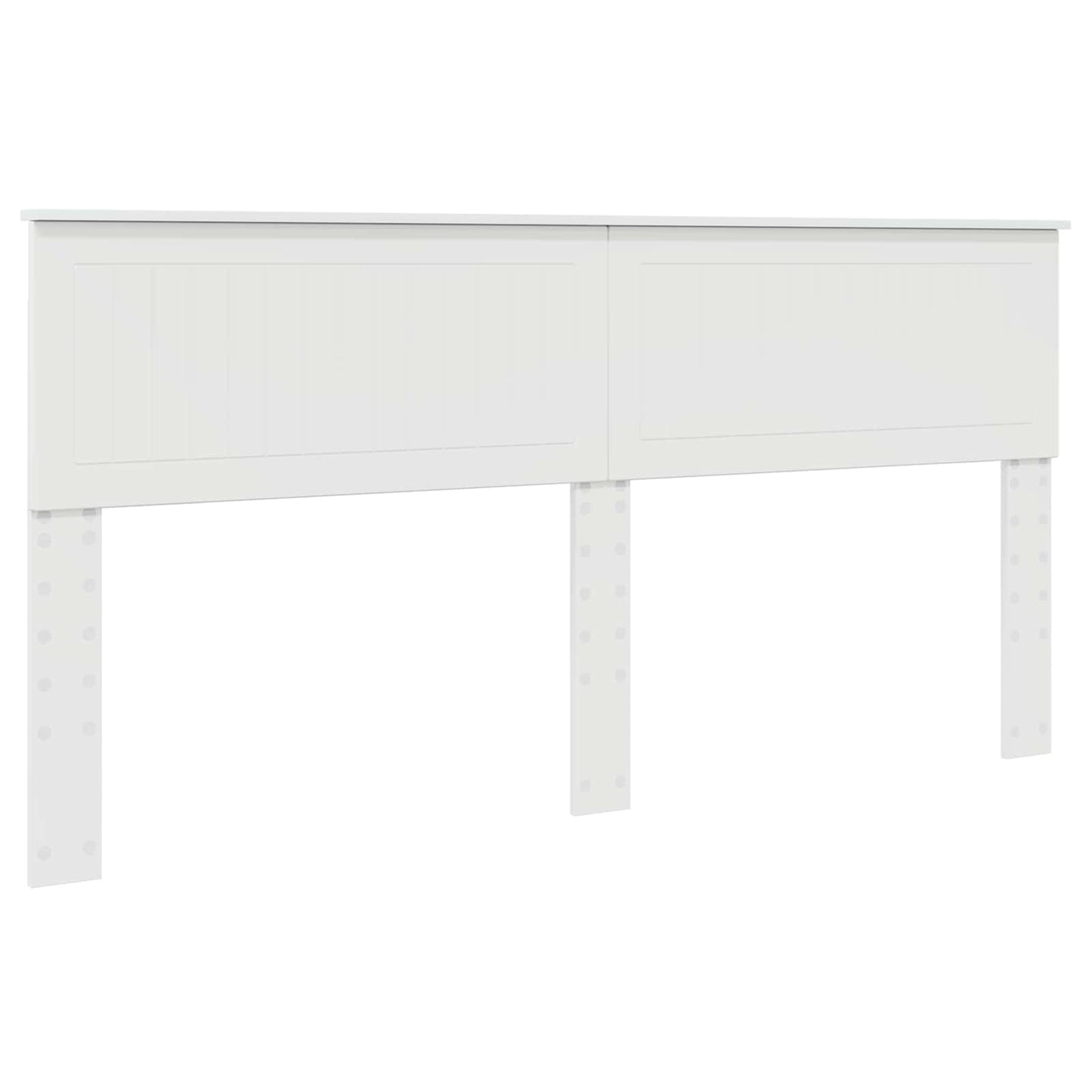 vidaXL Σκελετός Κρεβατιού Λευκό 180 x 200 cm Επεξεργασμένο ξύλο