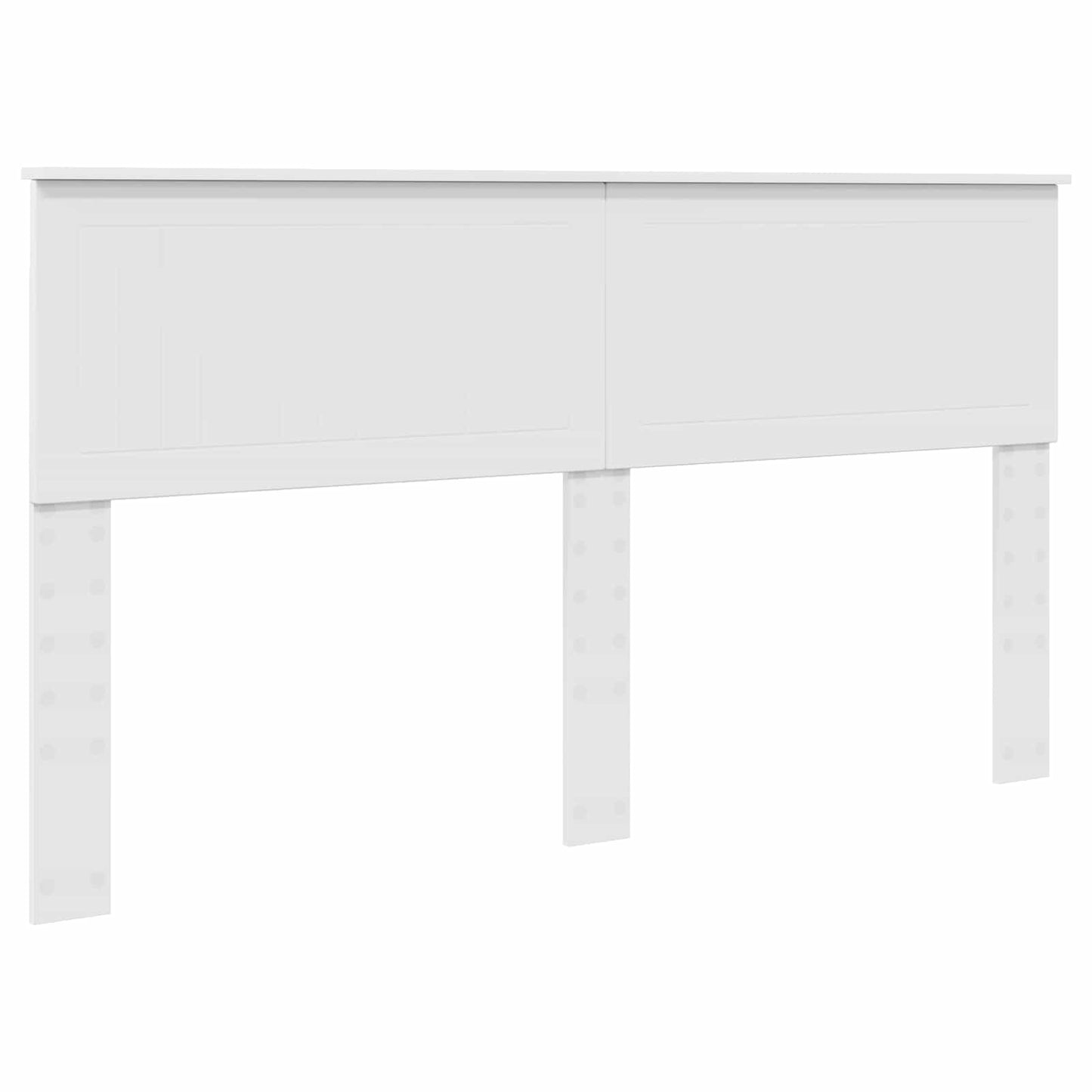 vidaXL Σκελετός Κρεβατιού Λευκό 160 x 200 cm Επεξεργασμένο ξύλο