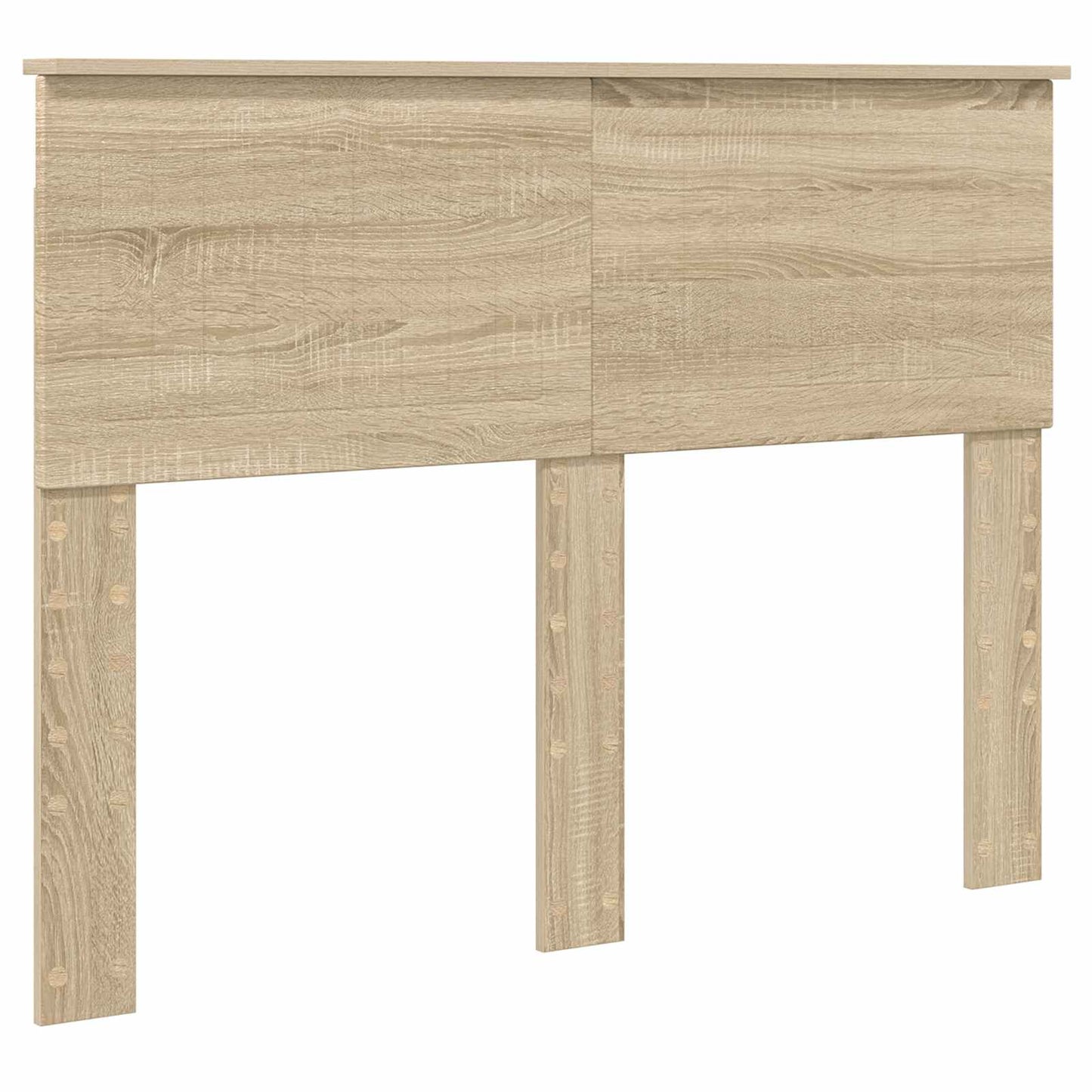 vidaXL Σκελετός Κρεβατιού Δρύς Sonoma 135 x 190 cm Επεξεργασμένο ξύλο