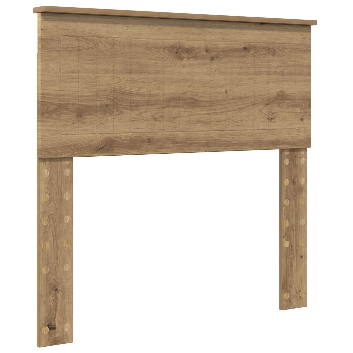 vidaXL Σκελετός Κρεβατιού Artisan Δρυς 90 x 200 cm Επεξεργασμένο Ξύλο