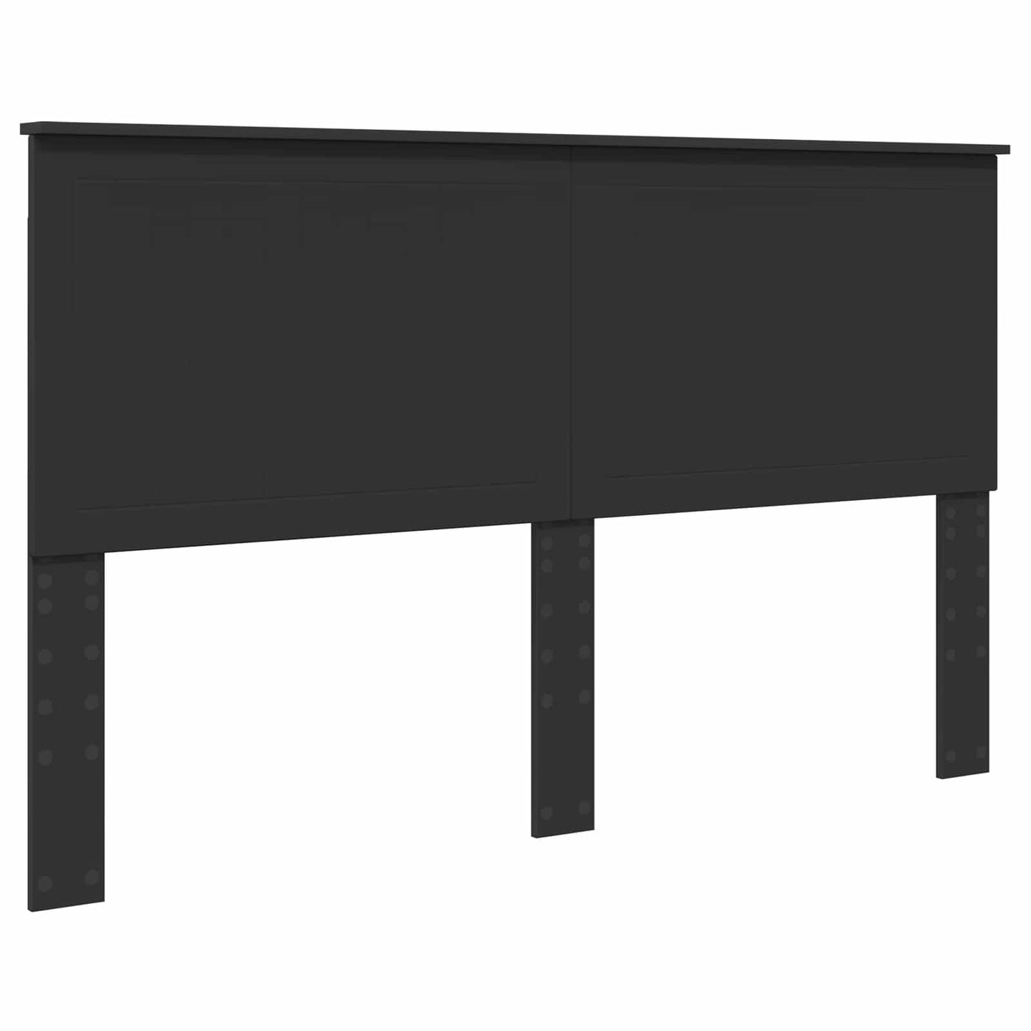 vidaXL Σκελετός Κρεβατιού Μαύρο 160 x 200 cm Στερεά ξυλεία πεύκου