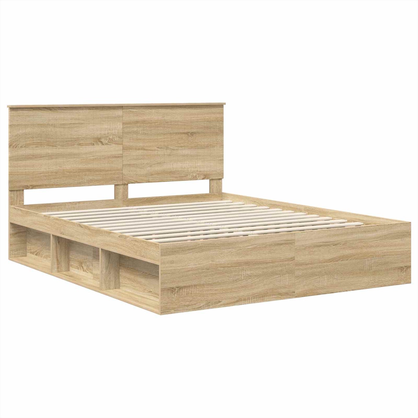 vidaXL Σκελετός Κρεβατιού Σονόμα 160 x 200 cm Στερεά ξυλεία πεύκου