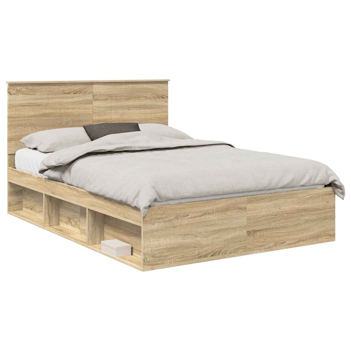 vidaXL Σκελετός Κρεβατιού Σονόμα 140 x 200 cm Στερεά ξυλεία πεύκου