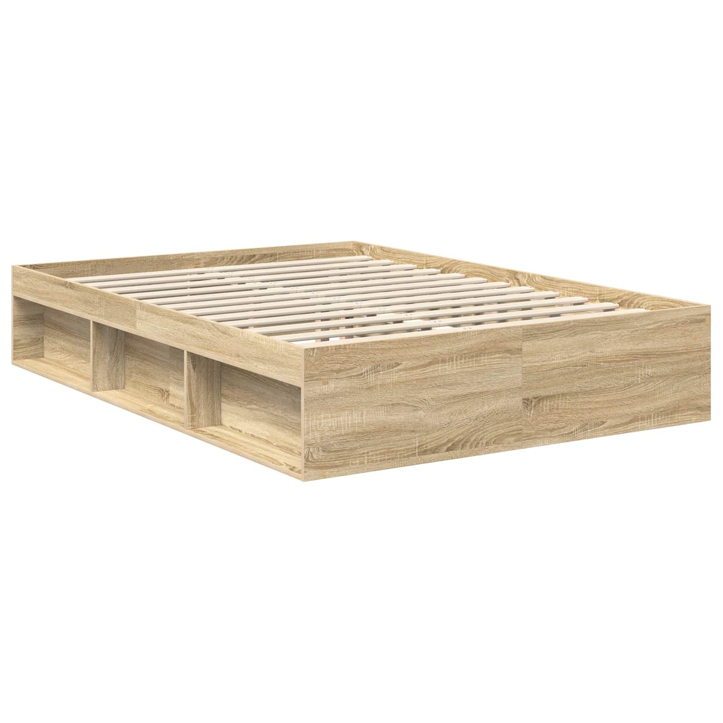 vidaXL Σκελετός Κρεβατιού Σονόμα 140 x 190 cm Στερεά ξυλεία πεύκου