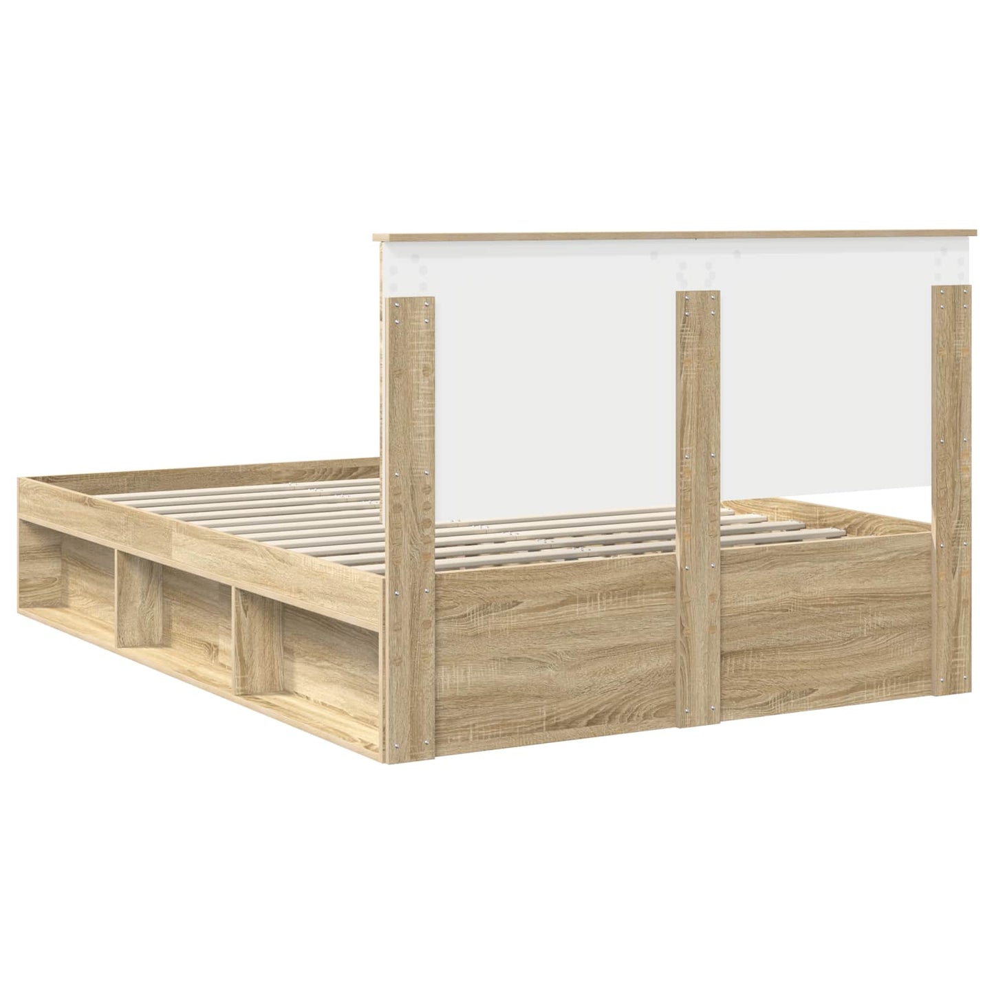 vidaXL Σκελετός Κρεβατιού Σονόμα 140 x 190 cm Στερεά ξυλεία πεύκου