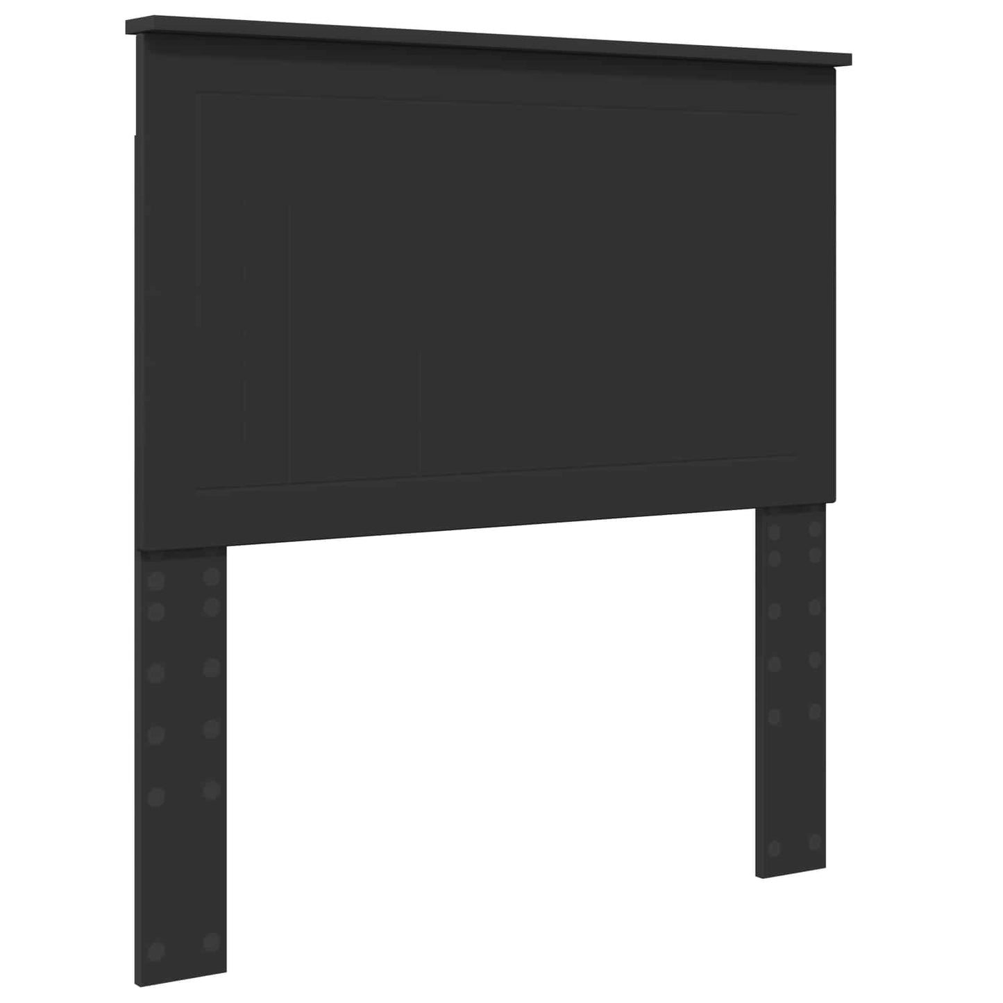 vidaXL Σκελετός Κρεβατιού Μαύρο 90 x 190 cm Στερεά ξυλεία πεύκου