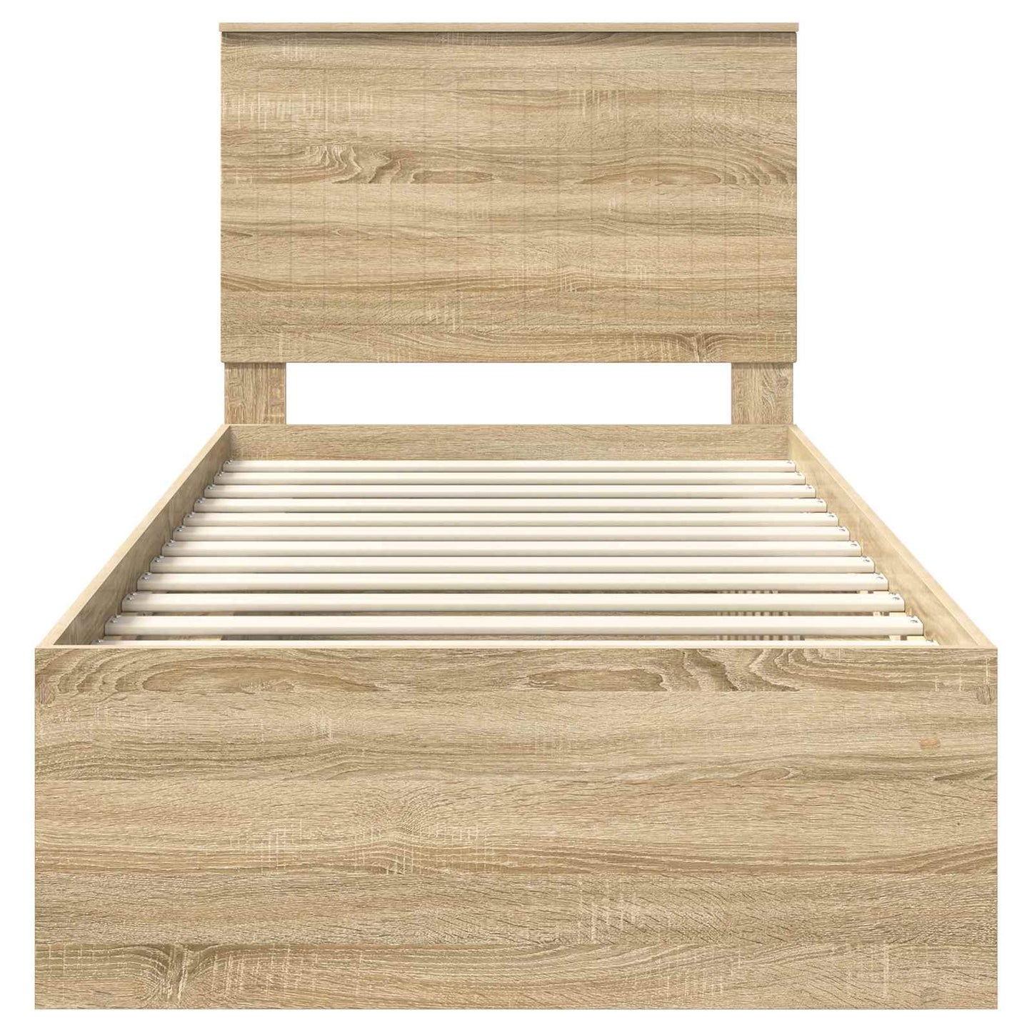 vidaXL Σκελετός Κρεβατιού Σονόμα 90 x 190 cm Στερεά ξυλεία πεύκου