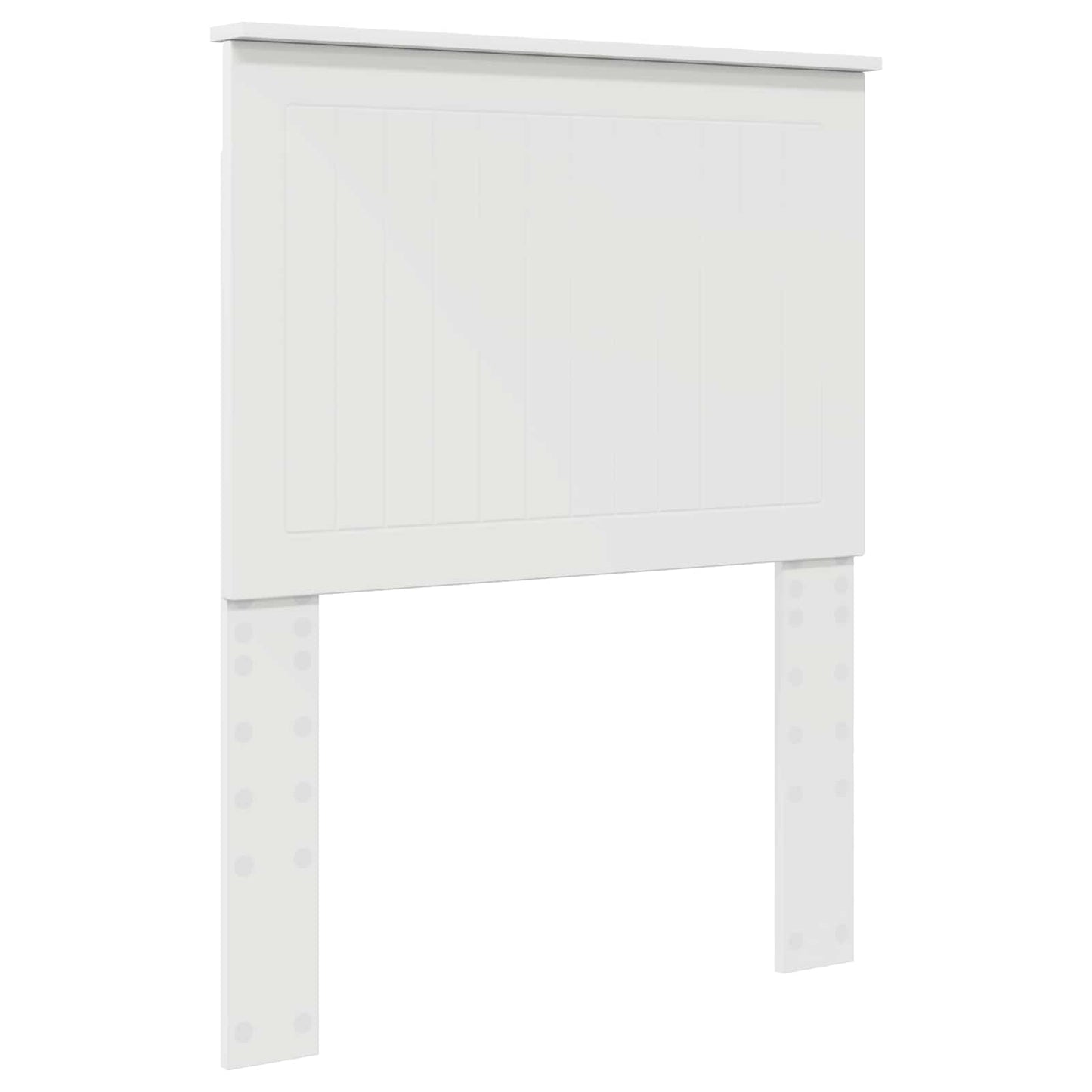vidaXL Σκελετός Κρεβατιού Λευκό 75 x 190 cm Στερεά ξυλεία πεύκου