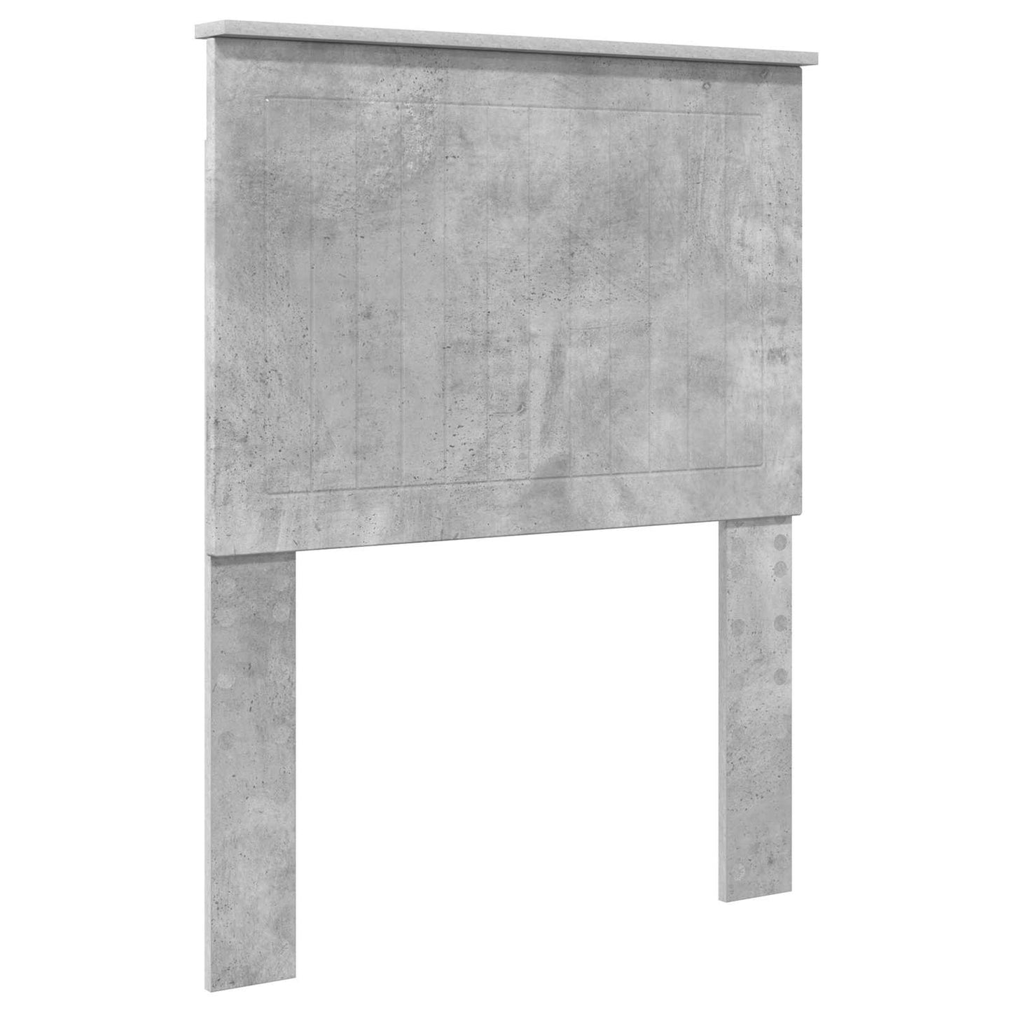 vidaXL Σκελετός Κρεβατιού Γκρι Μπετόν 75 x 190 cm Στερεά ξυλεία πεύκου