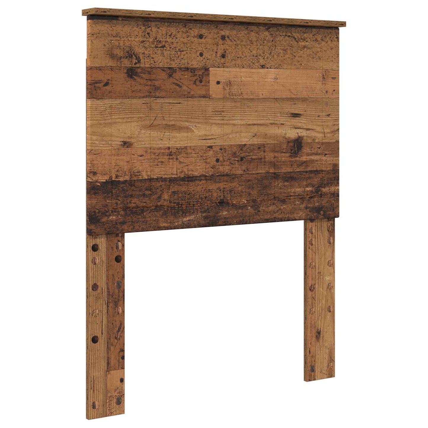 vidaXL Σκελετός Κρεβατιού Παλιό ξύλο 75 x 190 cm Στερεά ξυλεία πεύκου