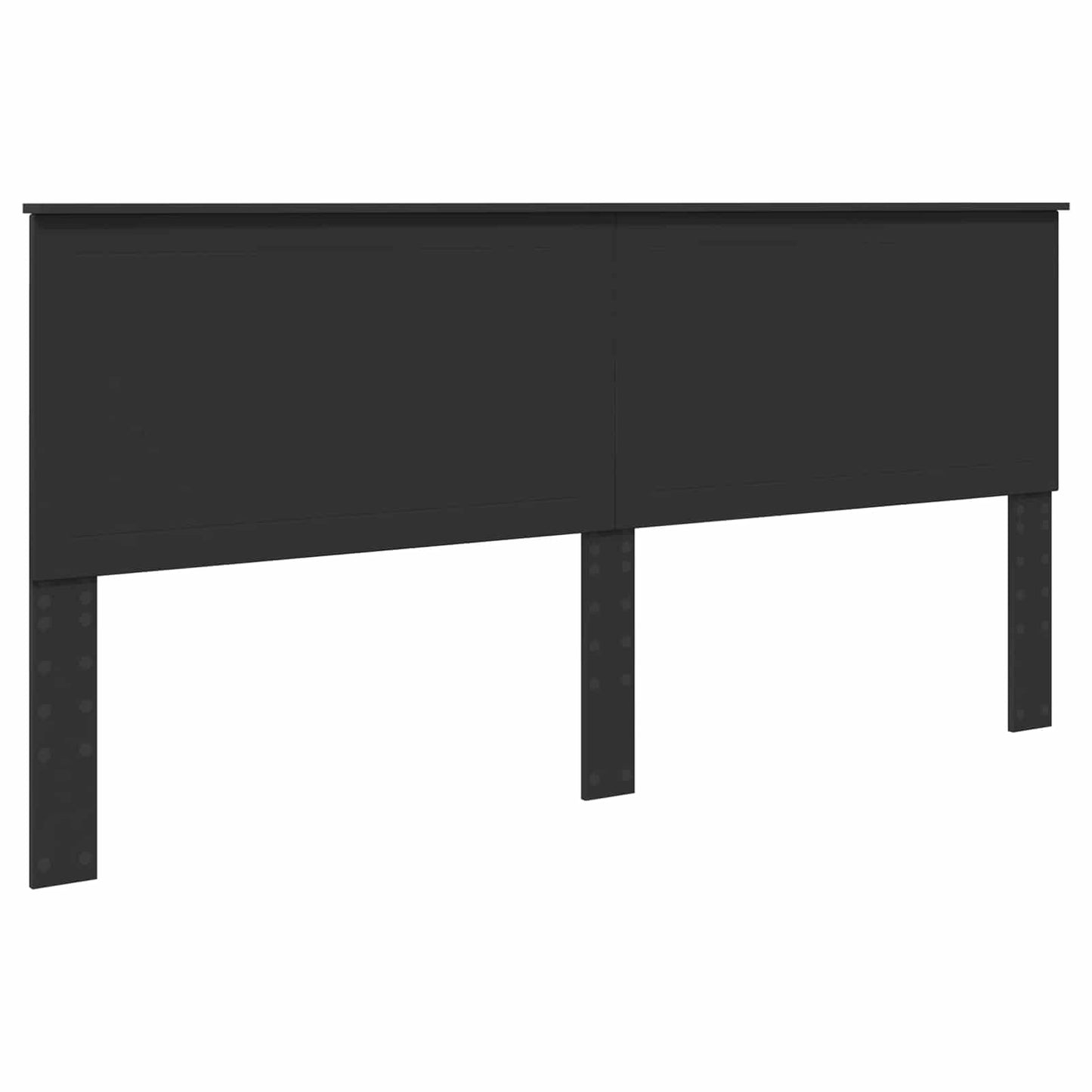 vidaXL Σκελετός Κρεβατιού Μαύρο 200 x 200 cm Μηχανήματος Ξύλο