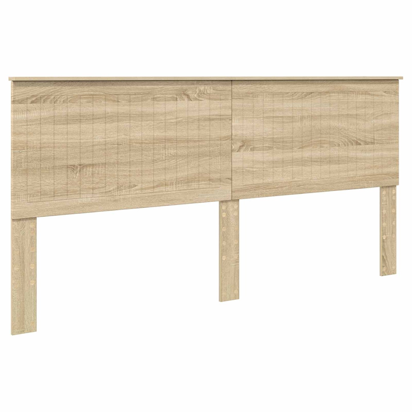 vidaXL Σκελετός Κρεβατιού Δρύς Sonoma 200 x 200 cm Μηχανήματος Ξύλο