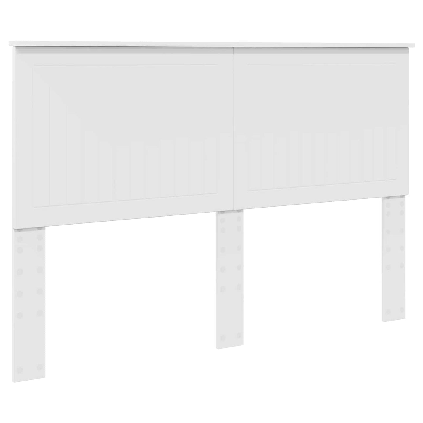 vidaXL Σκελετός Κρεβατιού Λευκό 150 x 200 cm Μηχανήματος Ξύλο